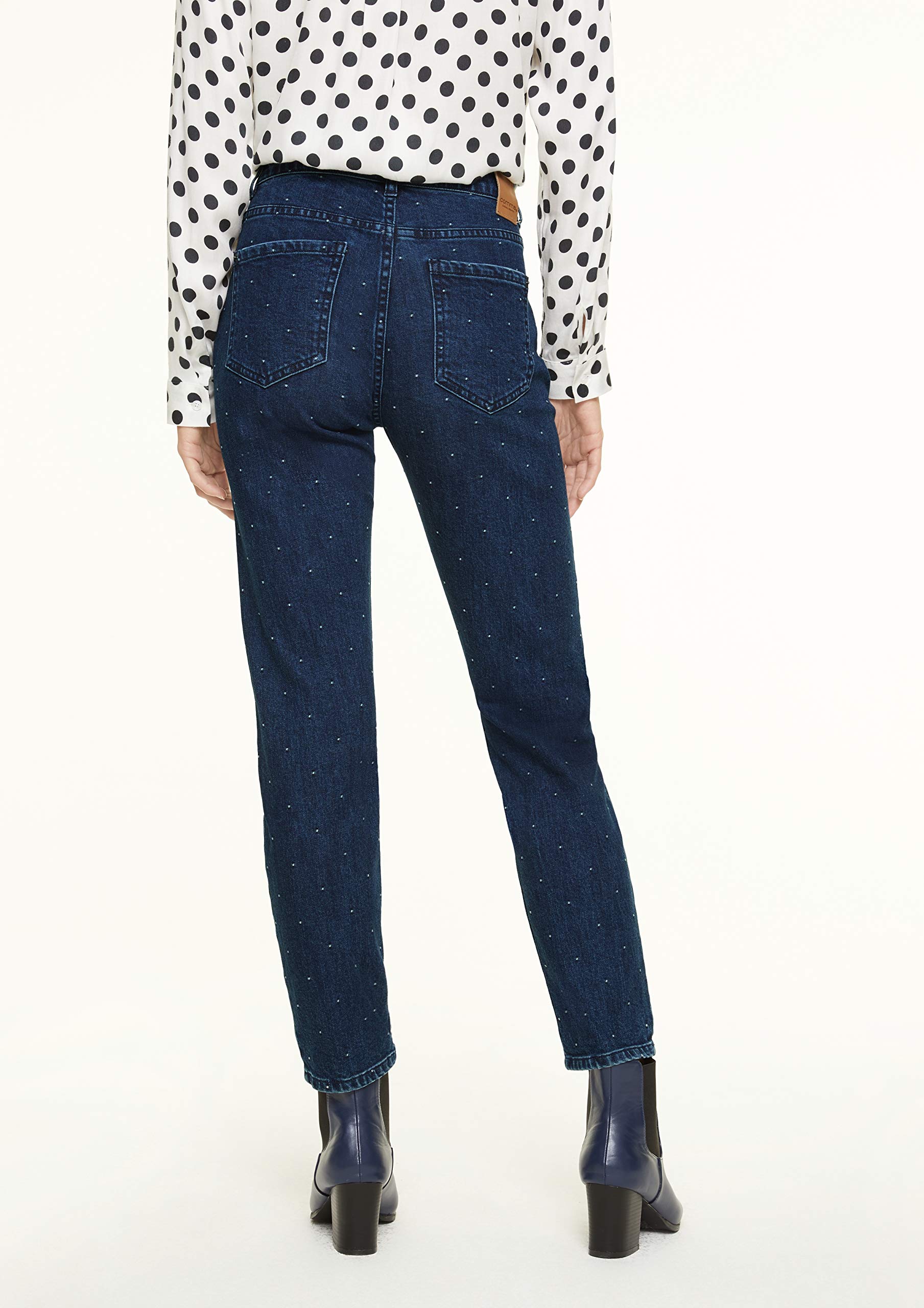 comma-jeans-schmal-mittlere-waschung-stickerei-gr-38 image 5