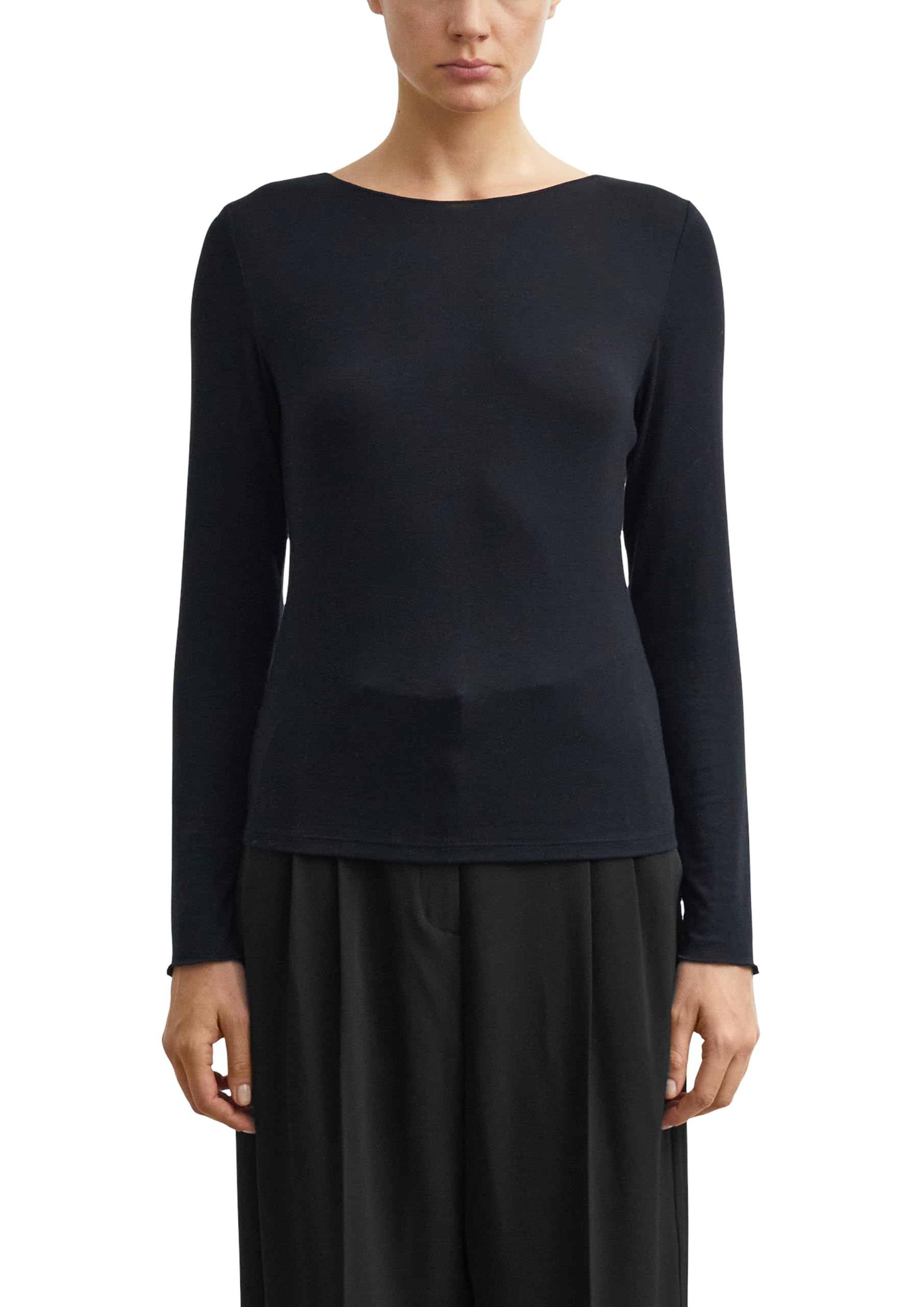 comma-longsleeve-slim-fit-gr-40-dunkelbraun-u-boot image 8