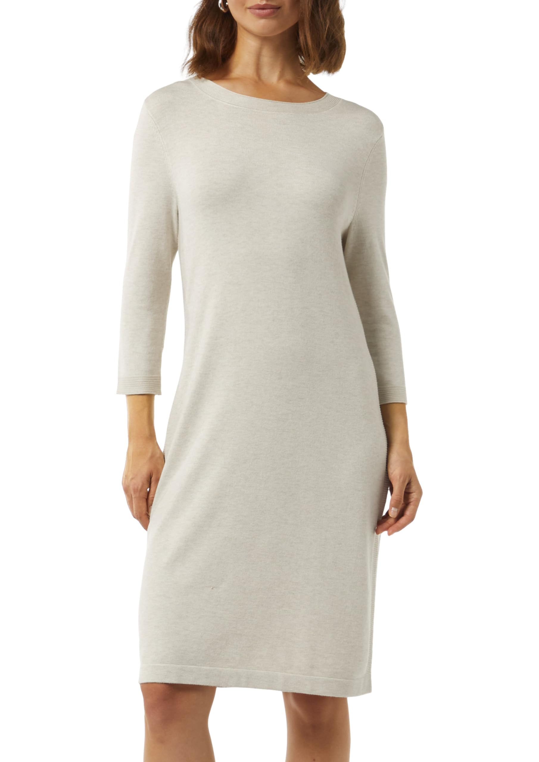 comma-strickkleid-gr-e-46-beige-relaxed-fit-midikleid image 1