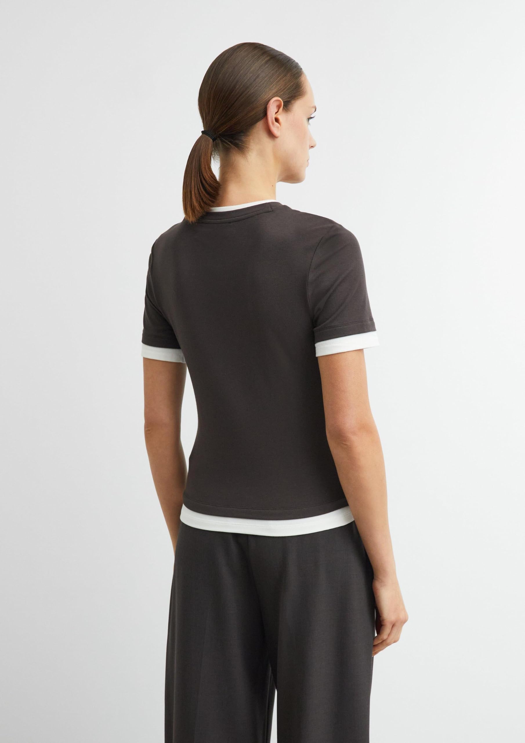 comma-damen-t-shirt-layering-rundhals-gr-46-strickjersey image 7