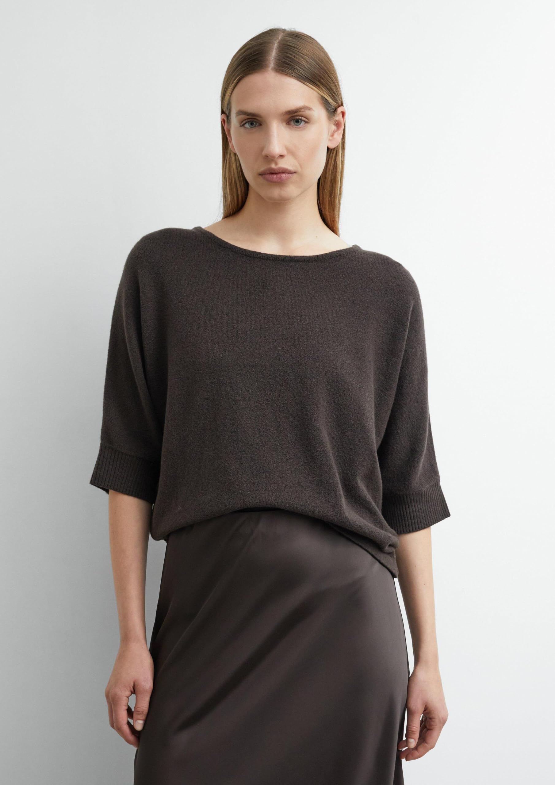comma-strickpullover-damen-dunkelbraun-relaxed-fit-u-boot image 3