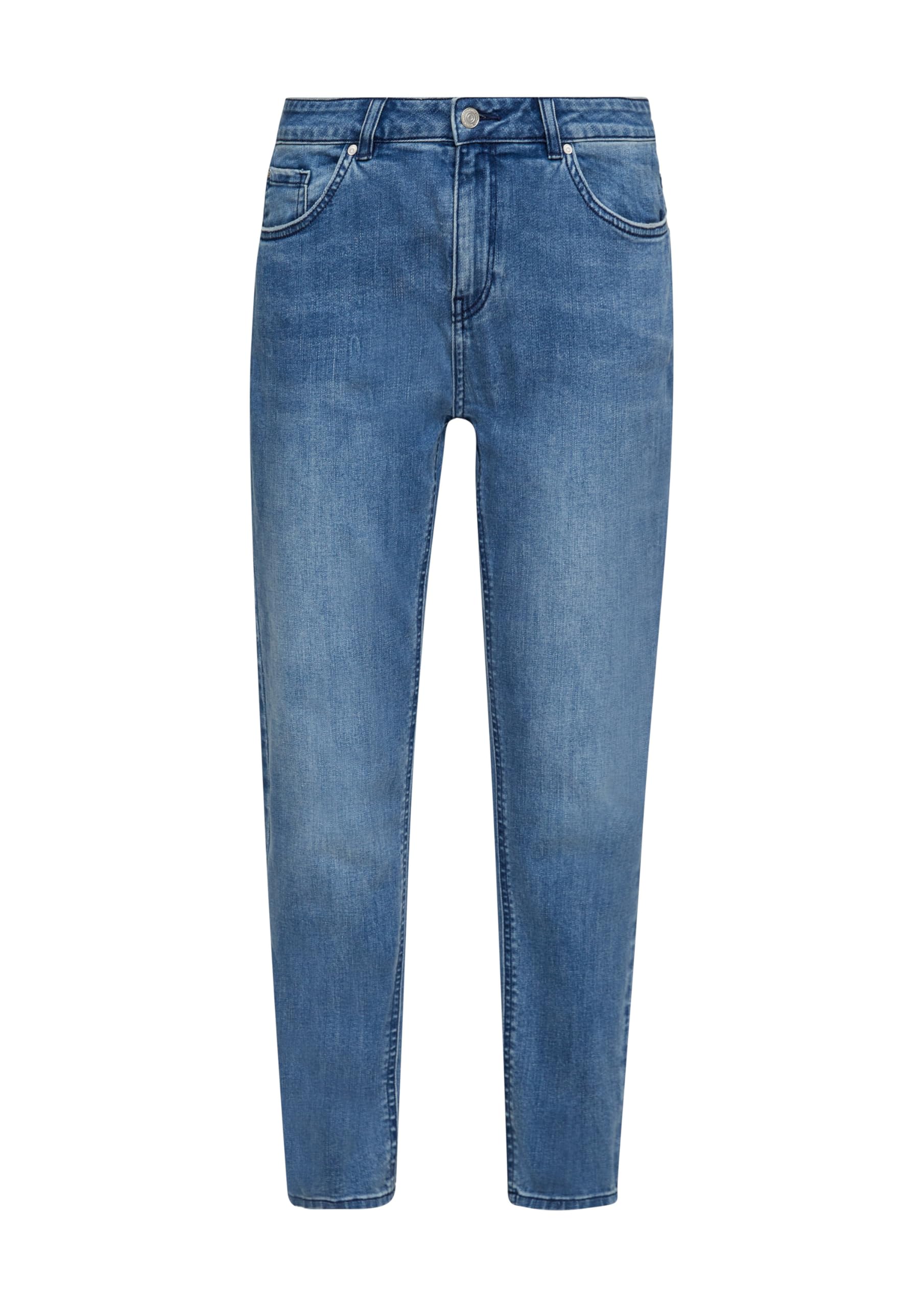 comma-regular-fit-slim-leg-jeans-denim-wascheffekt image 4