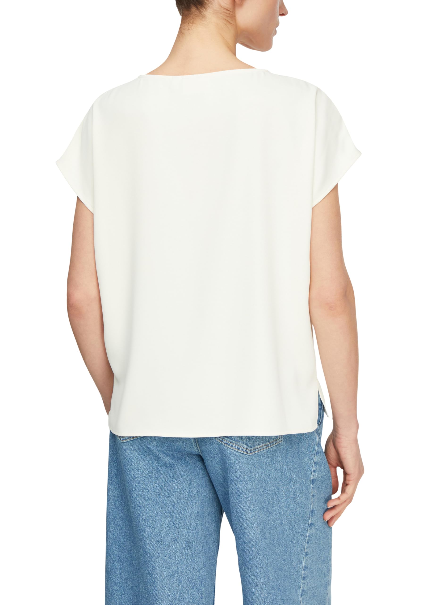 comma-blouses-damen-bluse-kurzarm-rundhals image 2