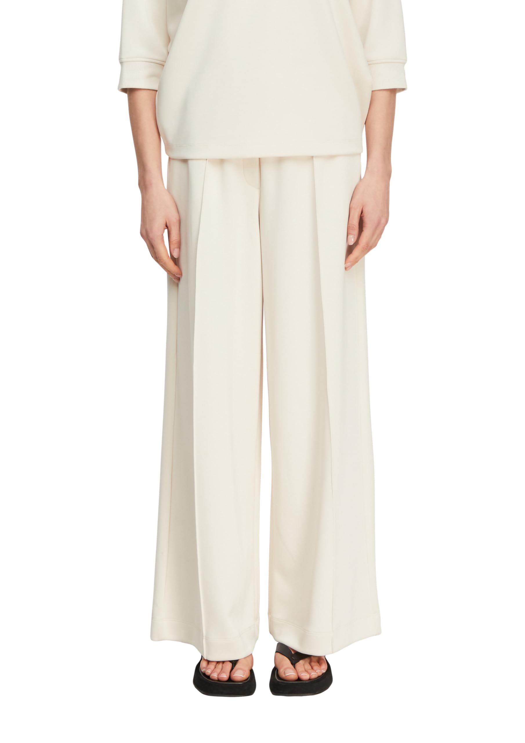 comma-hose-wide-leg-jersey-elastisch-damen image 1