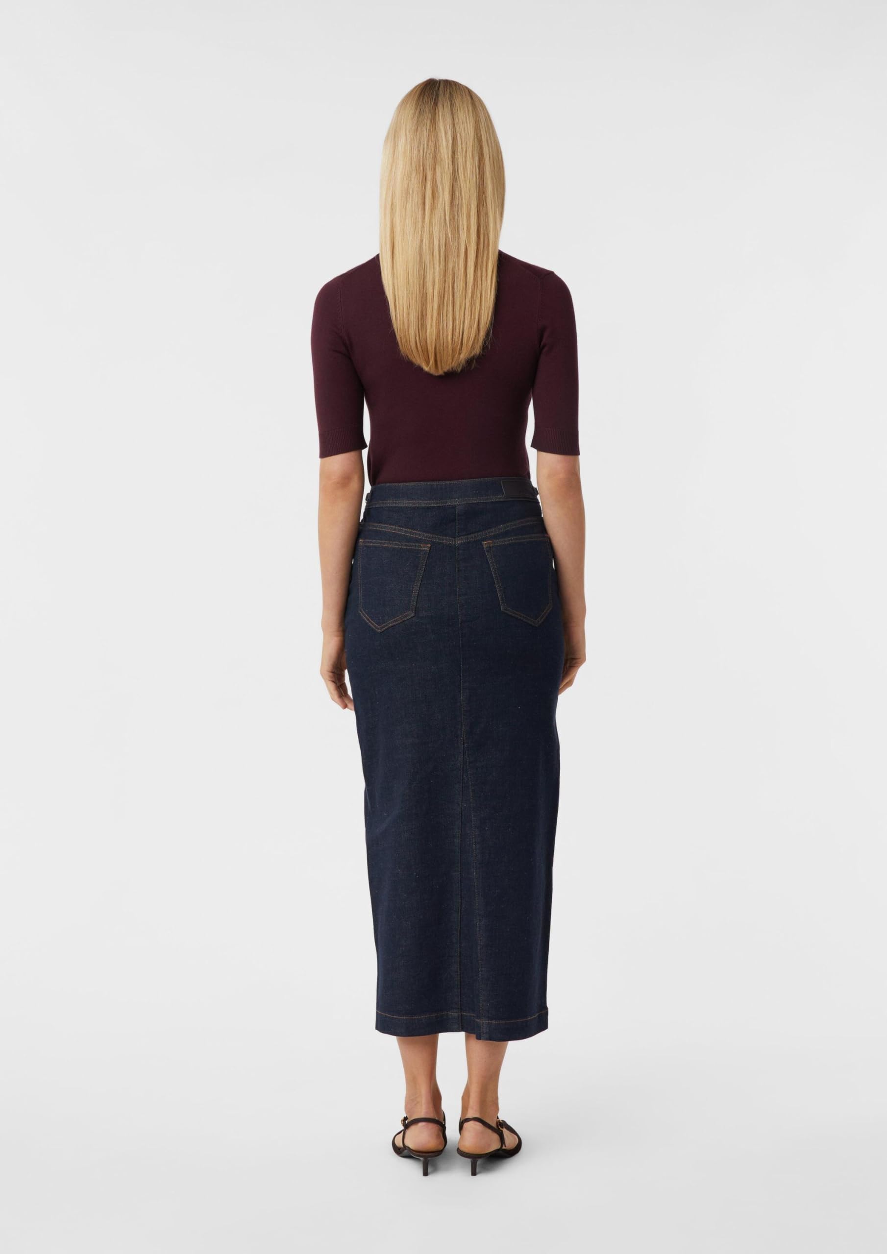 comma-skirts-jeans-rock-lang-denim-maxirock image 7