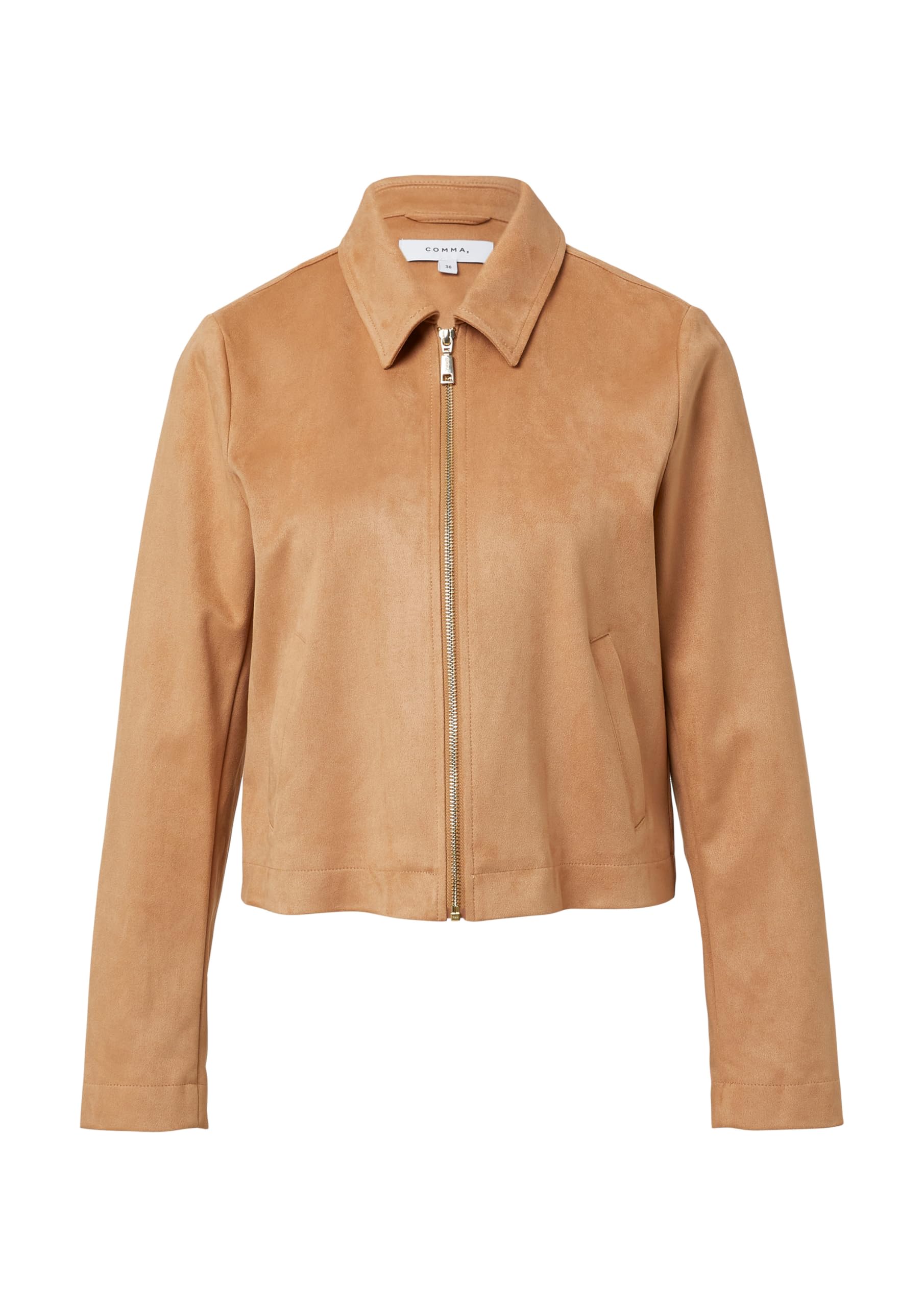 comma-jackets-leichte-jacke-veloursleder-imitat-gr-38 image 3