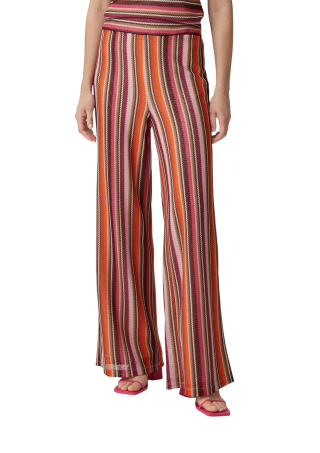 comma-trousers-2131495-hose-gr-36-streifen-lochmuster image 1
