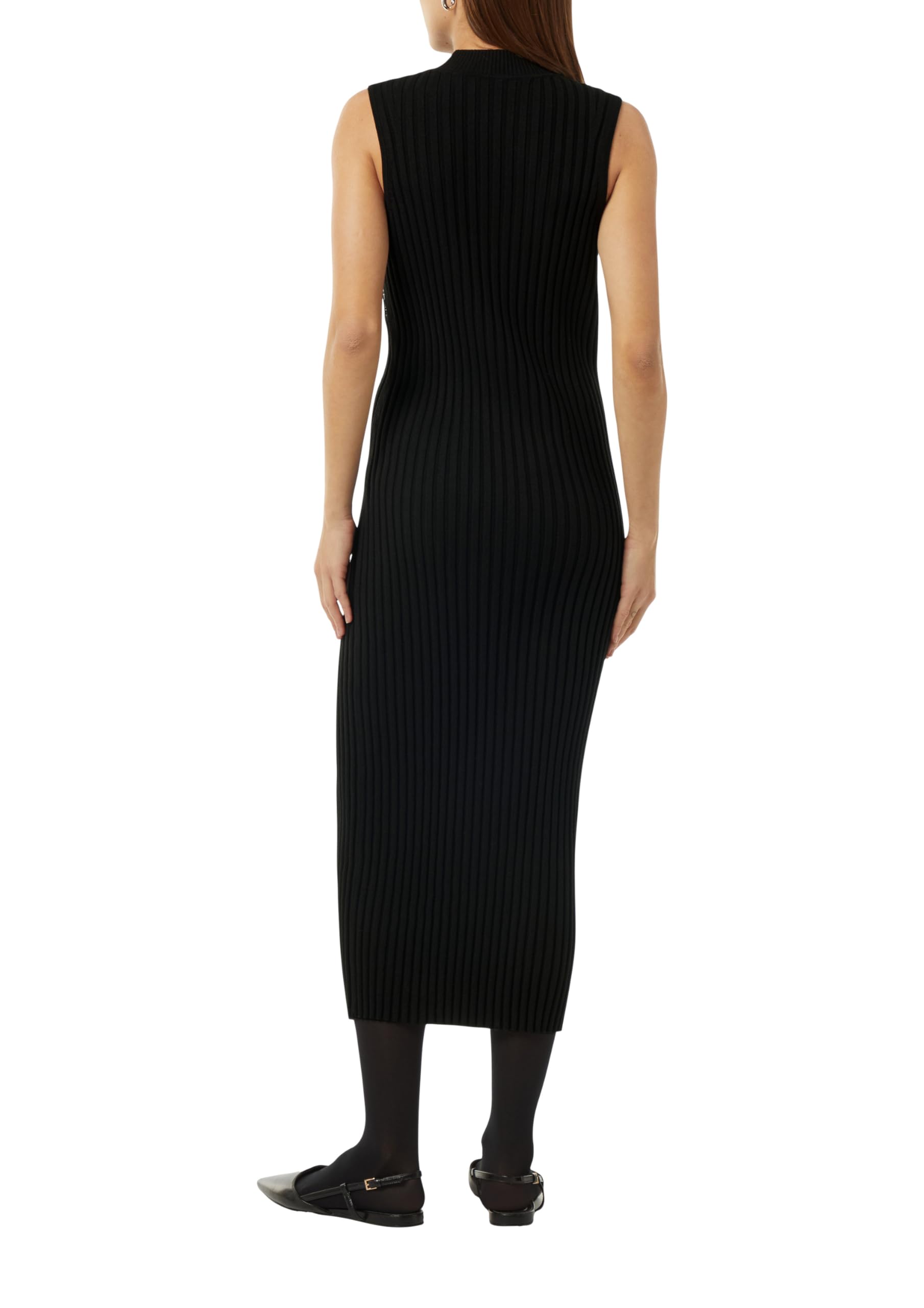 comma-strickkleid-mit-stehkragen-pailletten-gr-46 image 2