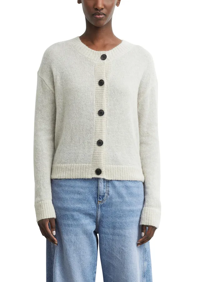 comma-jackets-strickjacke-alpaka-mix-rundhals-gr-e-34 image 1