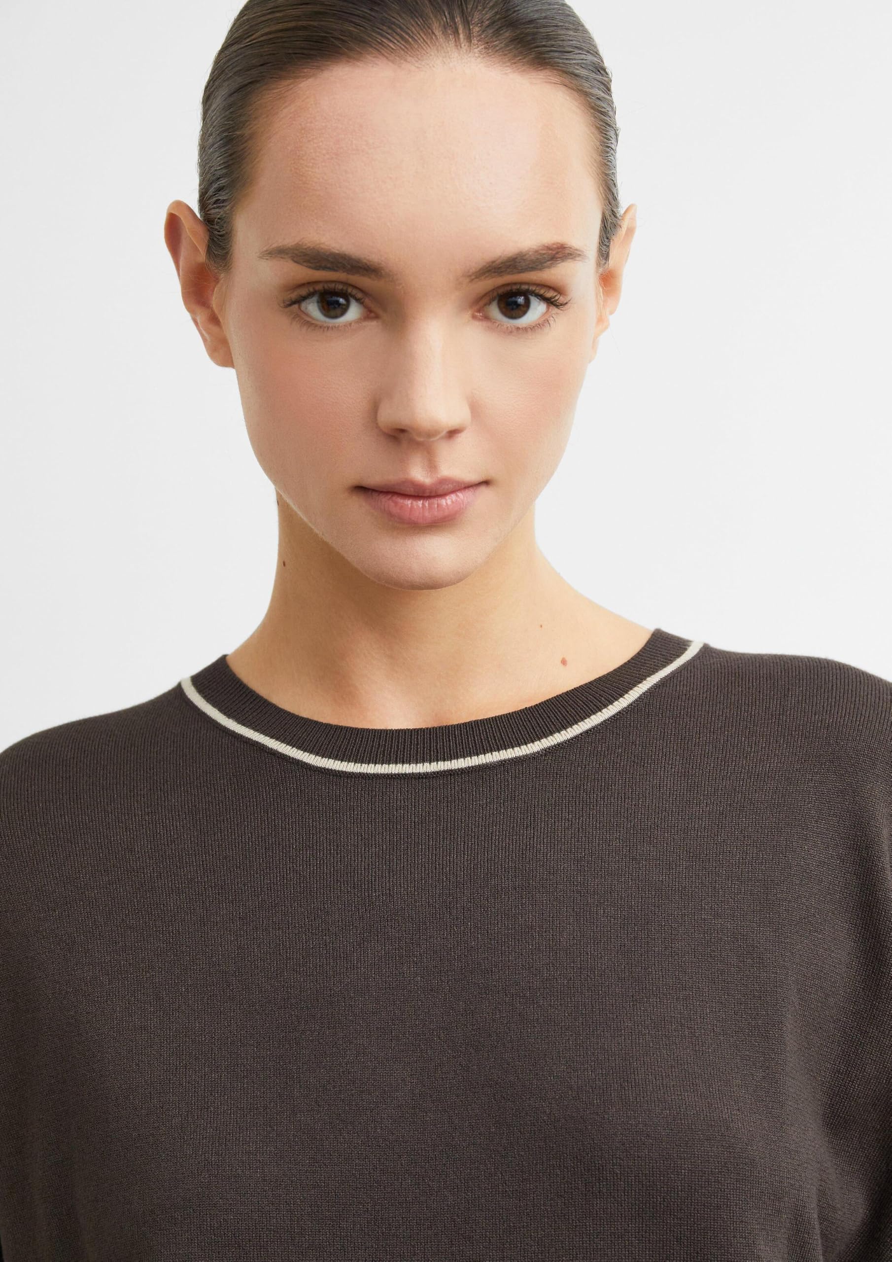comma-strickpullover-relaxed-fit-fledermaus-rmel-dunkelbraun-gr-34 image 3