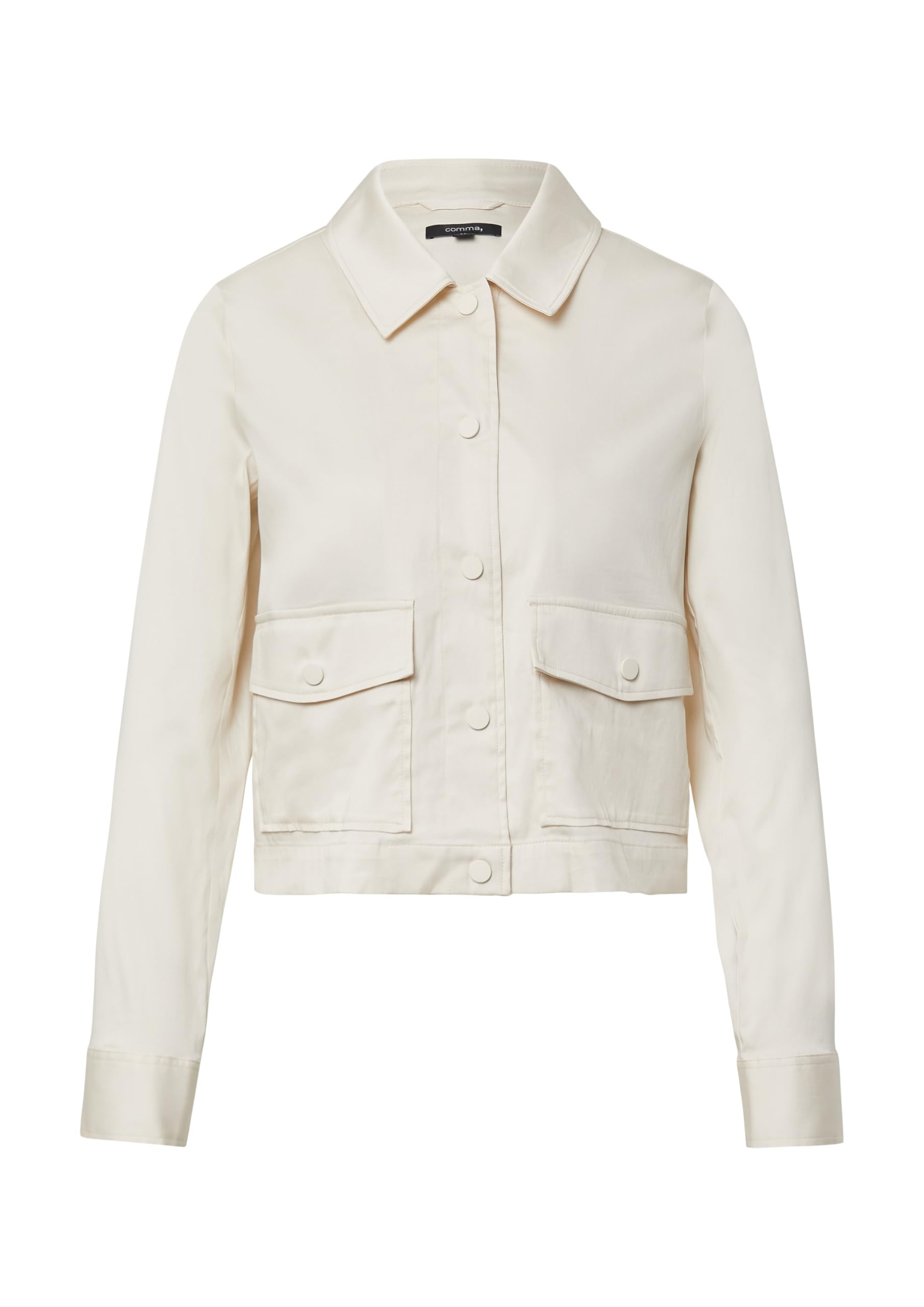comma-jacke-boxy-fit-baumwollmix-gr-36-hemdkragen image 3