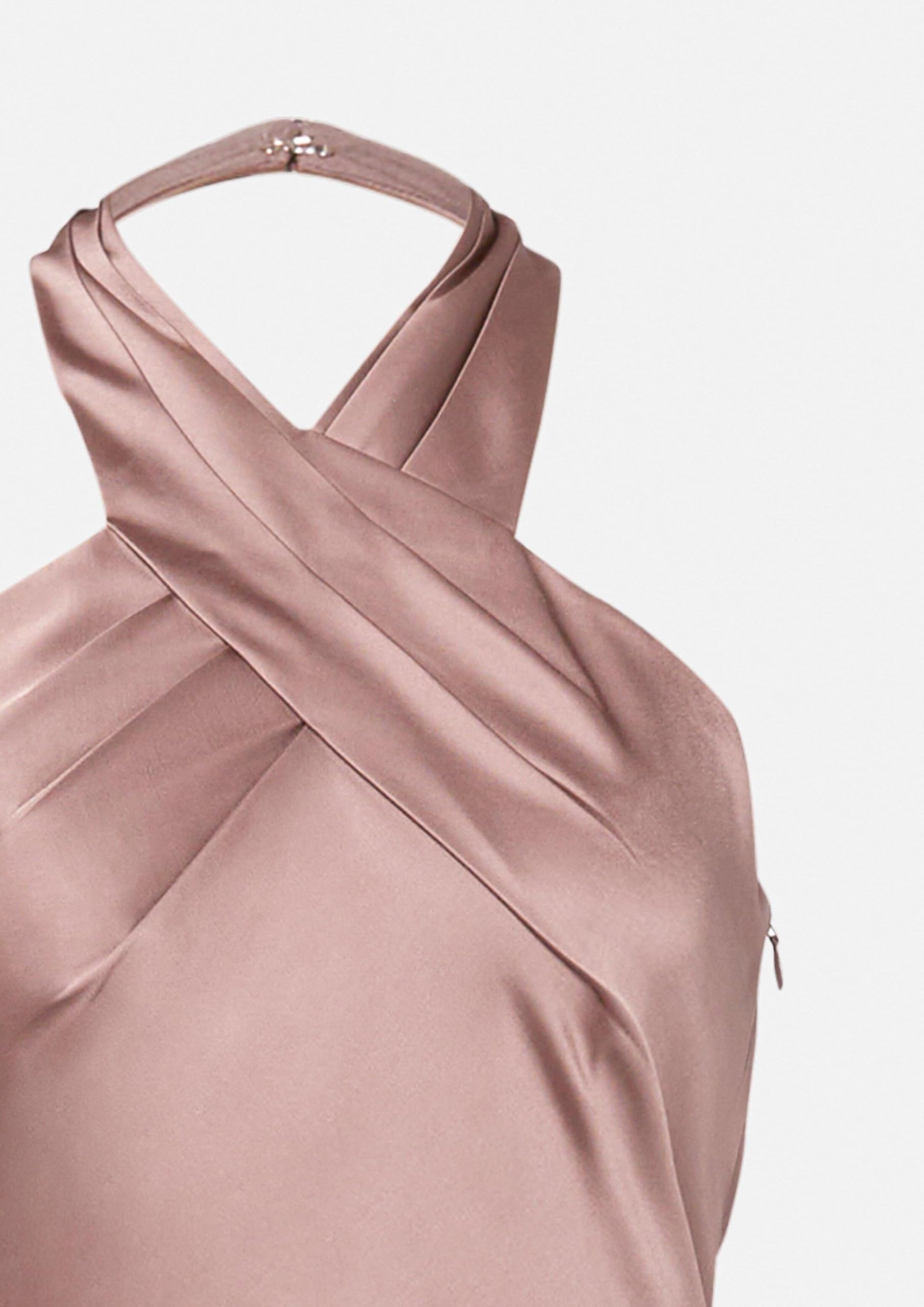 comma-satinkleid-mit-neckholder-kleid-40-altrosa image 5