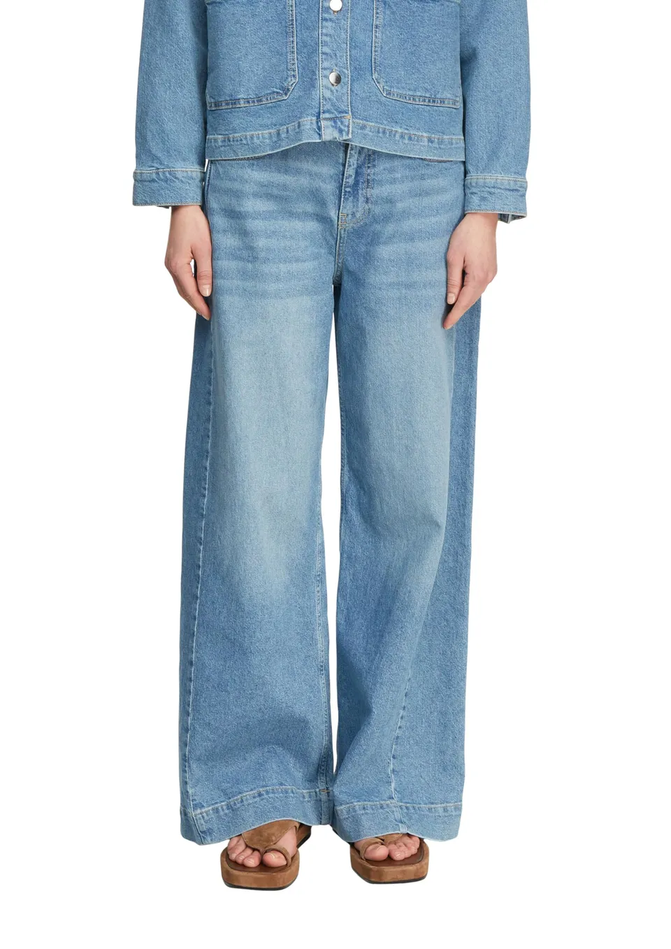 comma-wide-leg-jeans-denim-5-pocket-gr-34 image 1