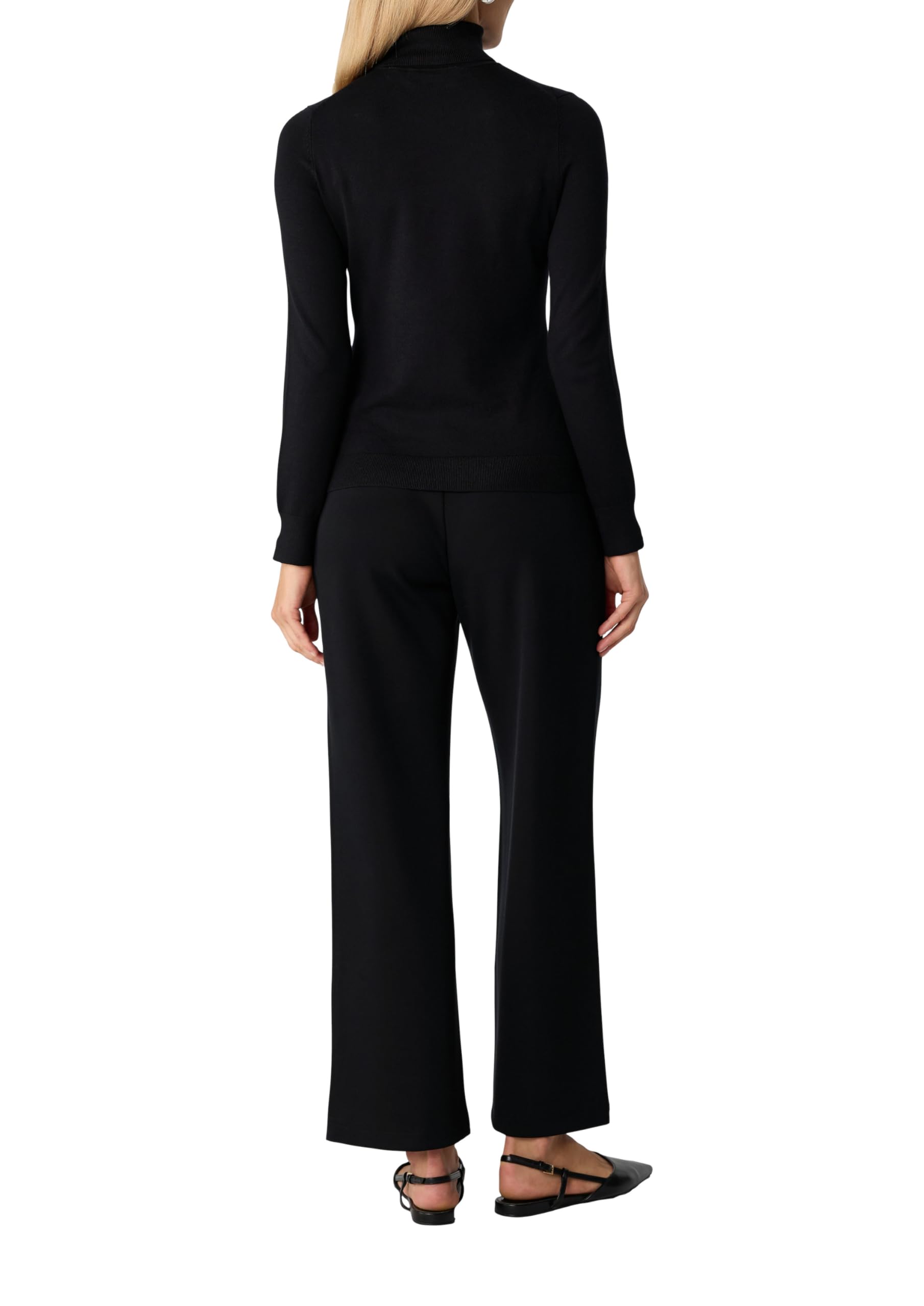 comma-knitwear-rollkragenpullover-slim-fit-schwarz image 2