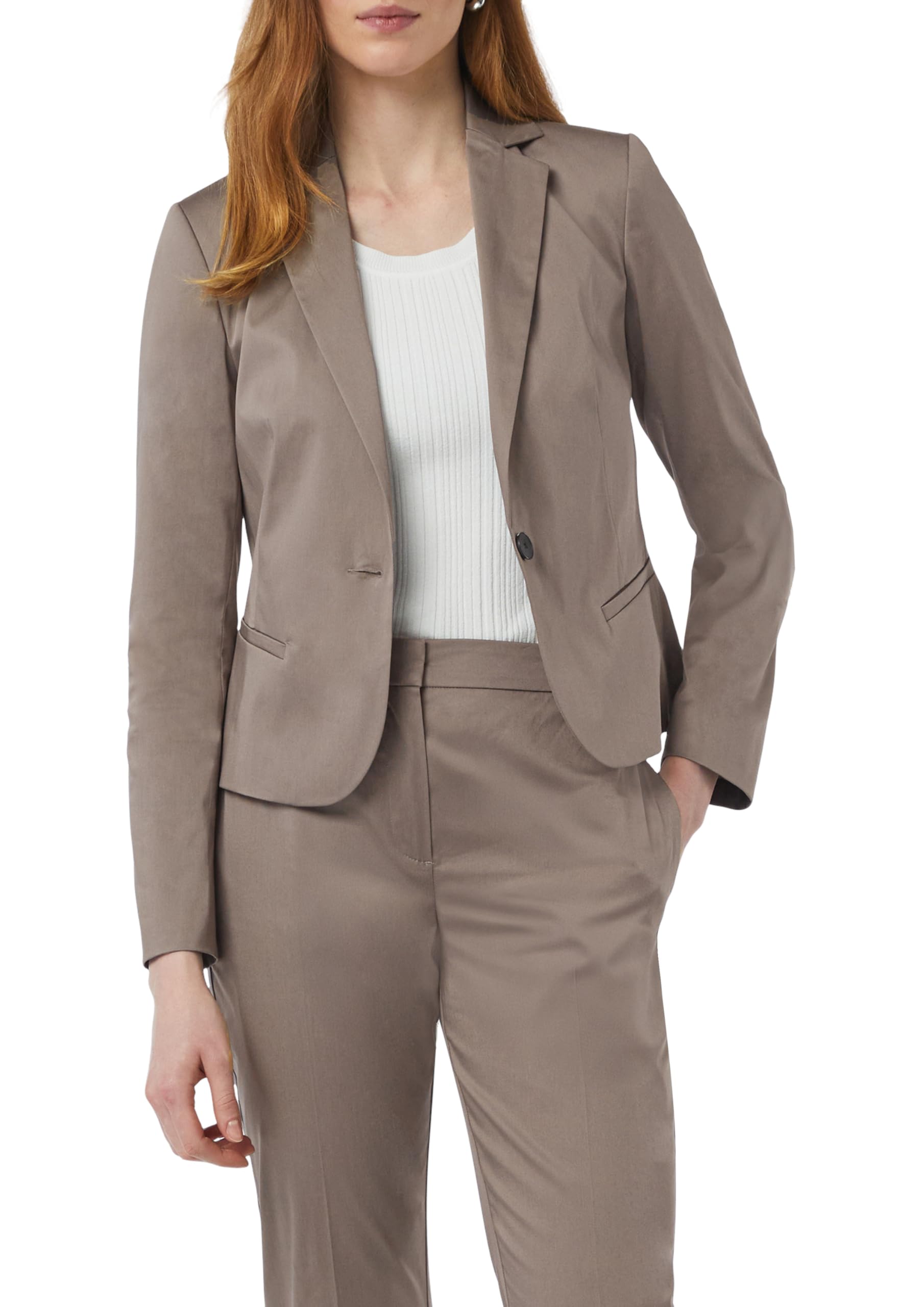 comma-blazers-blazer-baumwollstretch-tailliert-kurz image 1