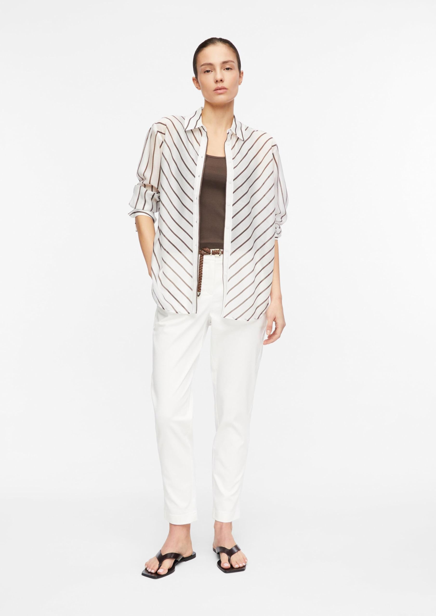 comma-chino-damen-tapered-ankle-mit-g-rtel-gr-34 image 6