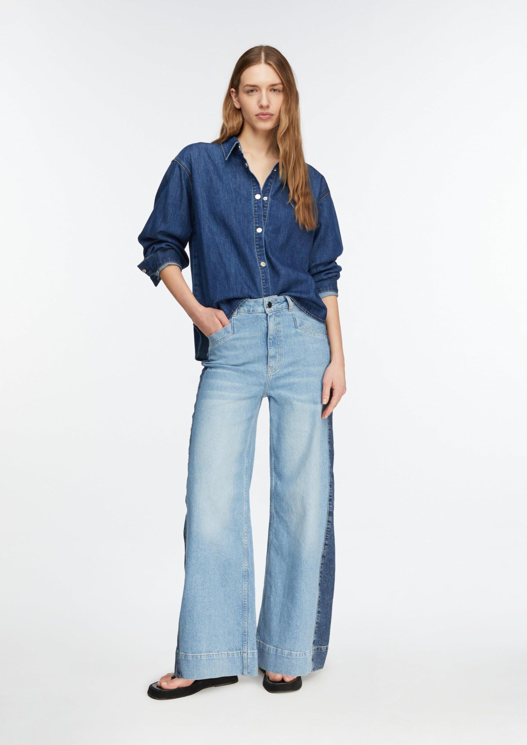 comma-hose-2177474-wide-leg-jeans-damen image 7
