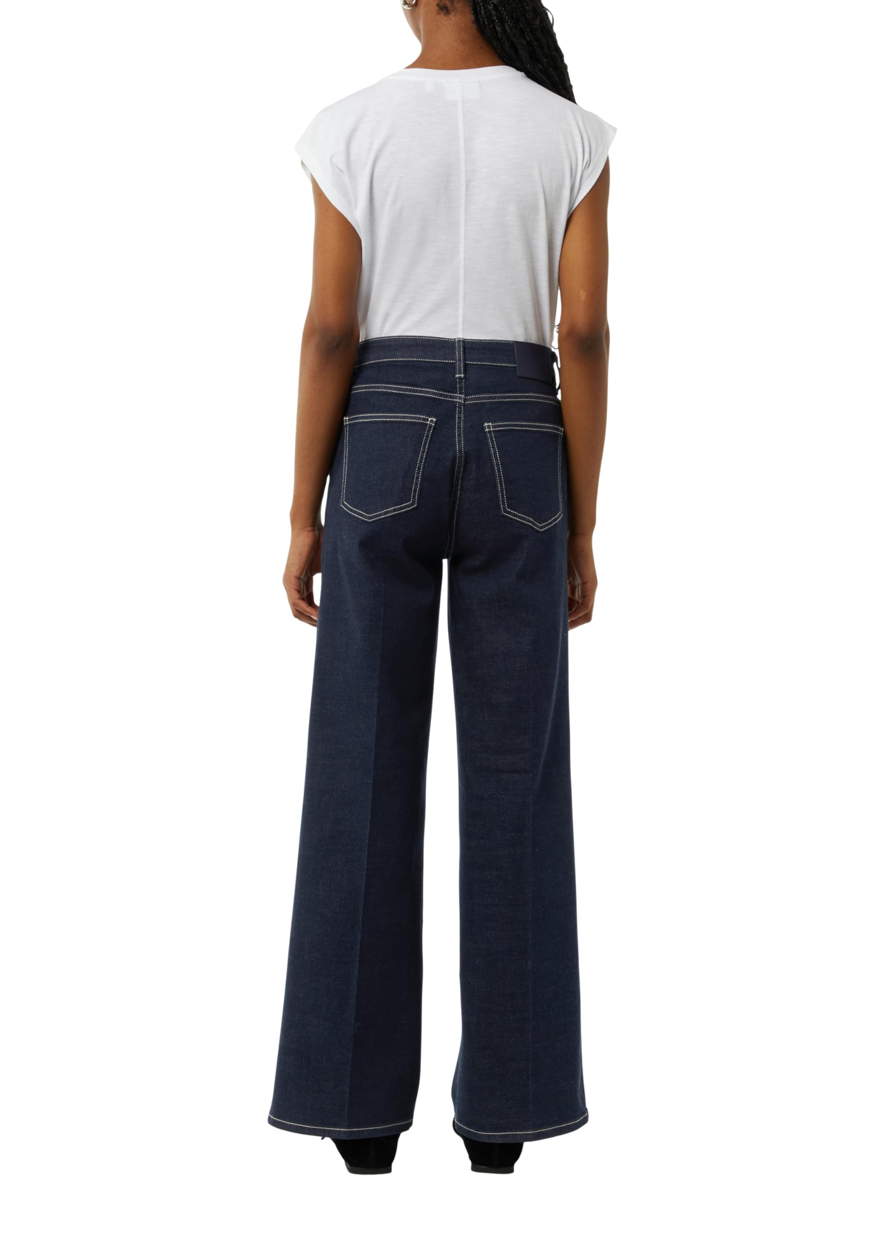 comma-jeans-damen-gr-40-navy-weites-bein image 2