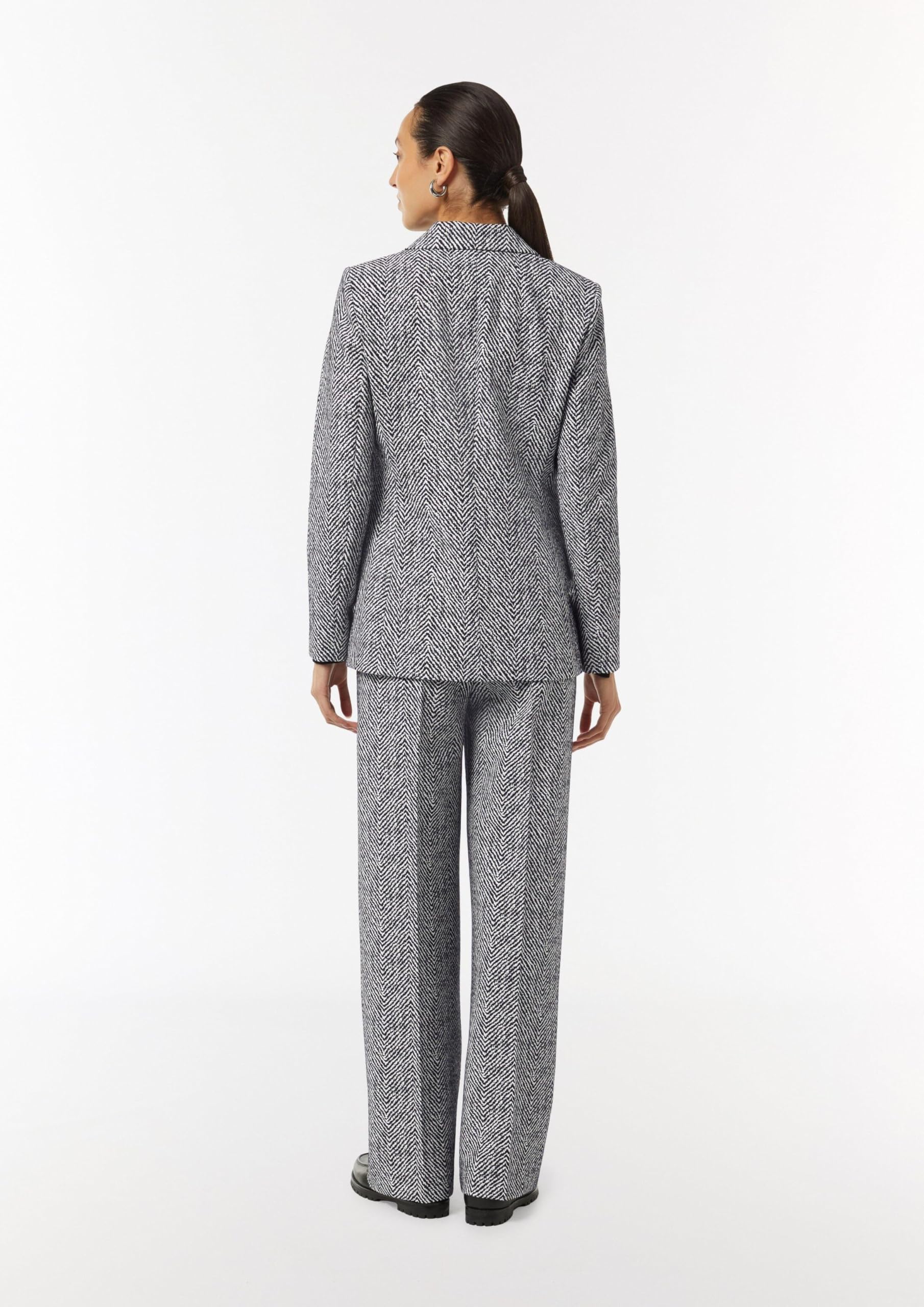 comma-blazer-jacquard-damen-gr-e-44-mit-strukturmuster image 8