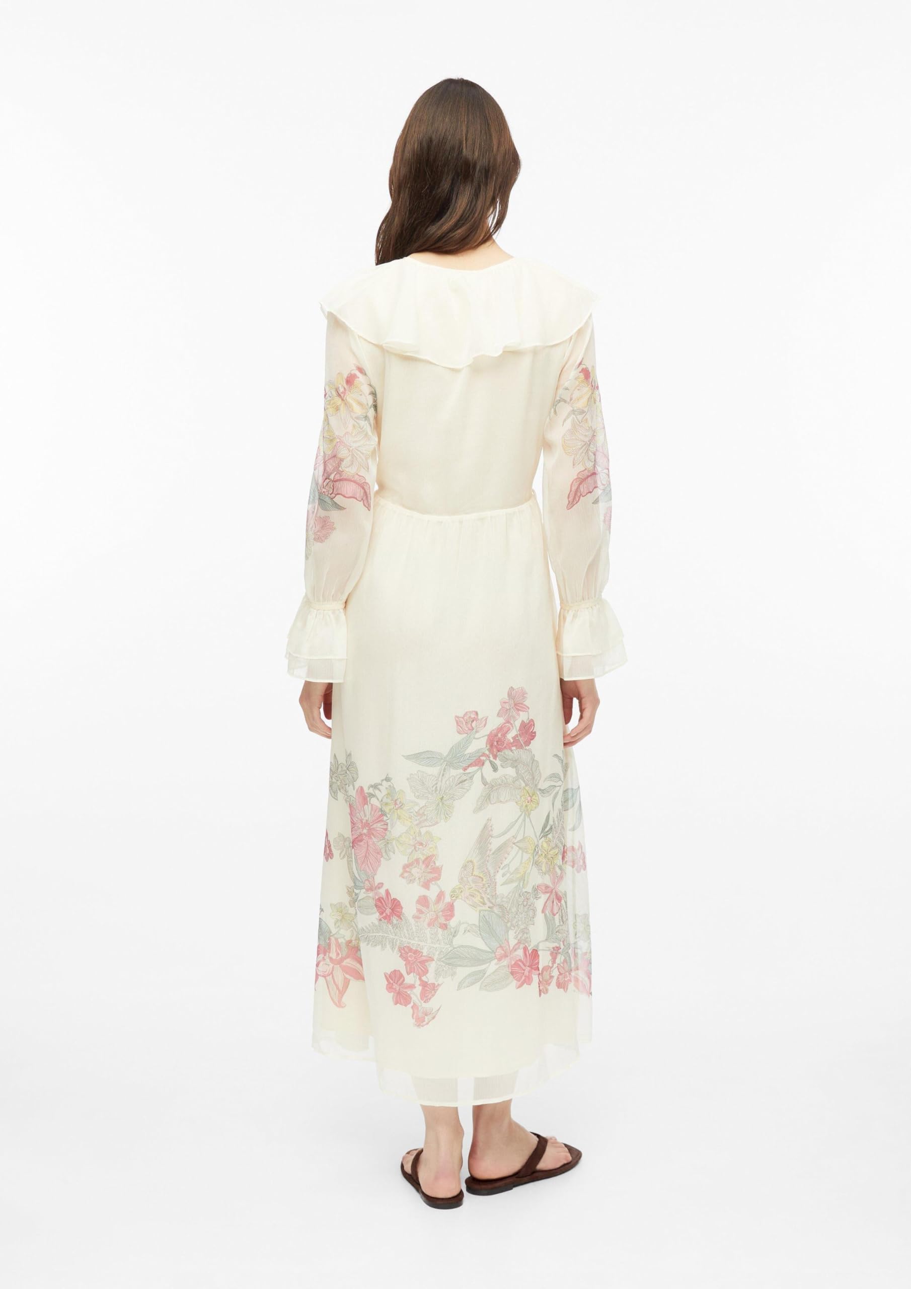 comma-dresses-midikleid-print-wei-chiffon-gr-34 image 8