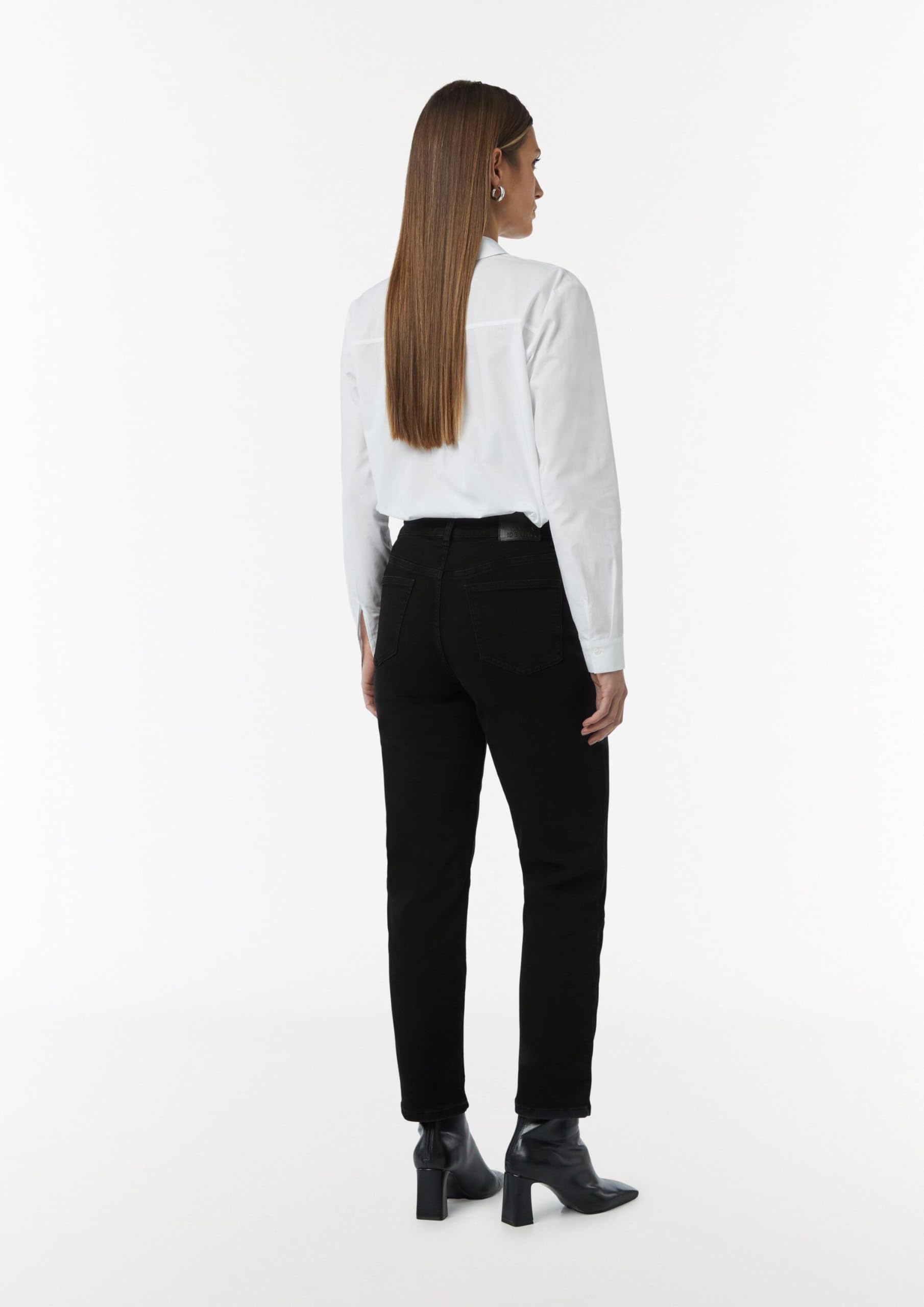 comma-jeans-ankle-jeans-flared-leg-schwarz image 7