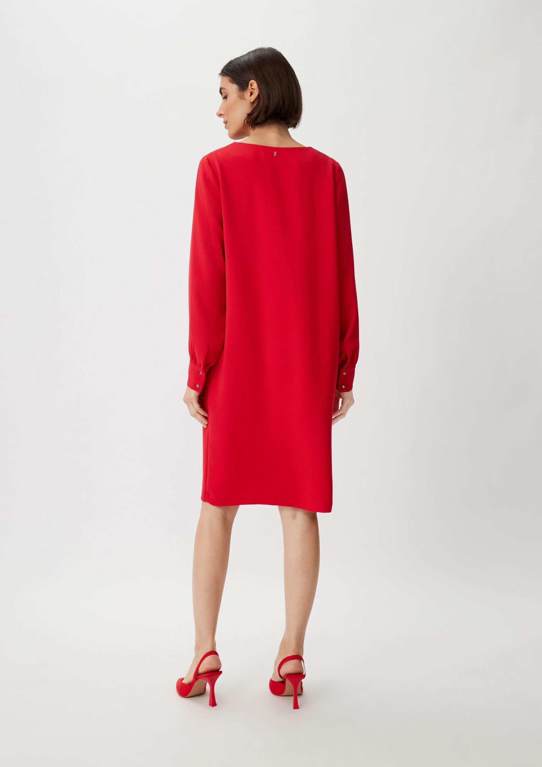 comma-dresses-midikleid-gr-e-36-mit-v-ausschnitt image 3