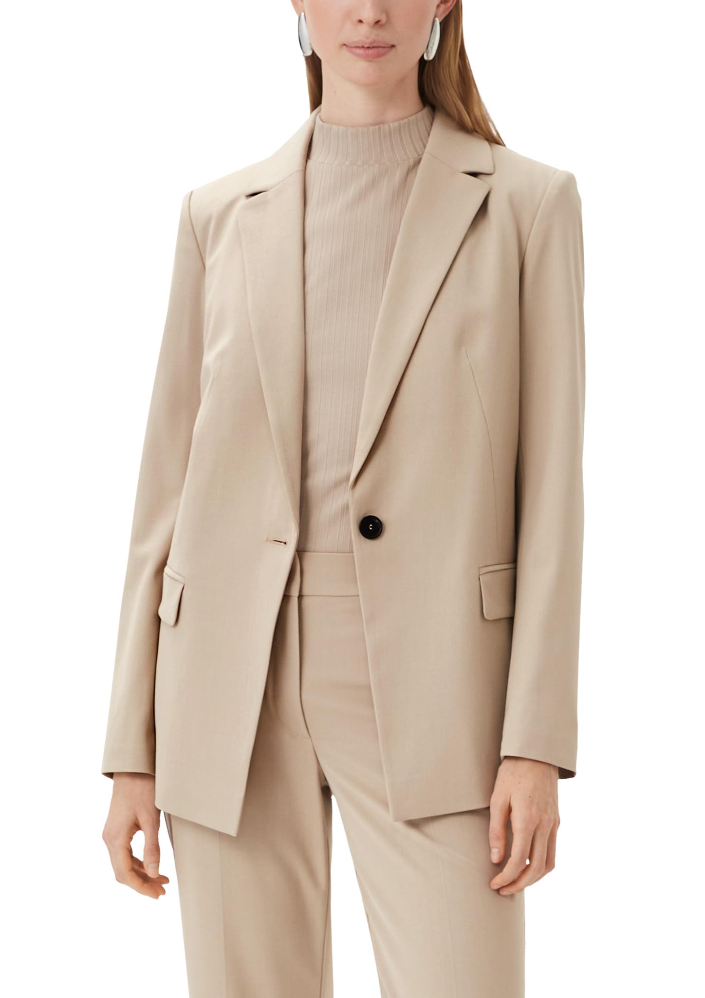 comma-blazers-blazer-viskosemix-schwarz-gr-44-schwarz image 8