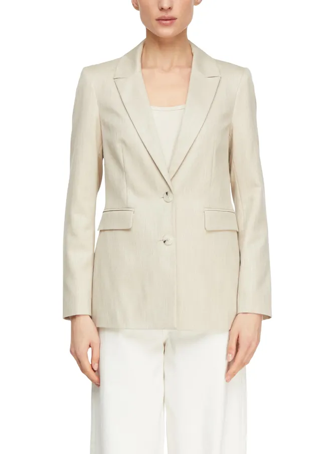 comma-blazer-mit-glitzergarn-tailliert-festlich-damen image 1