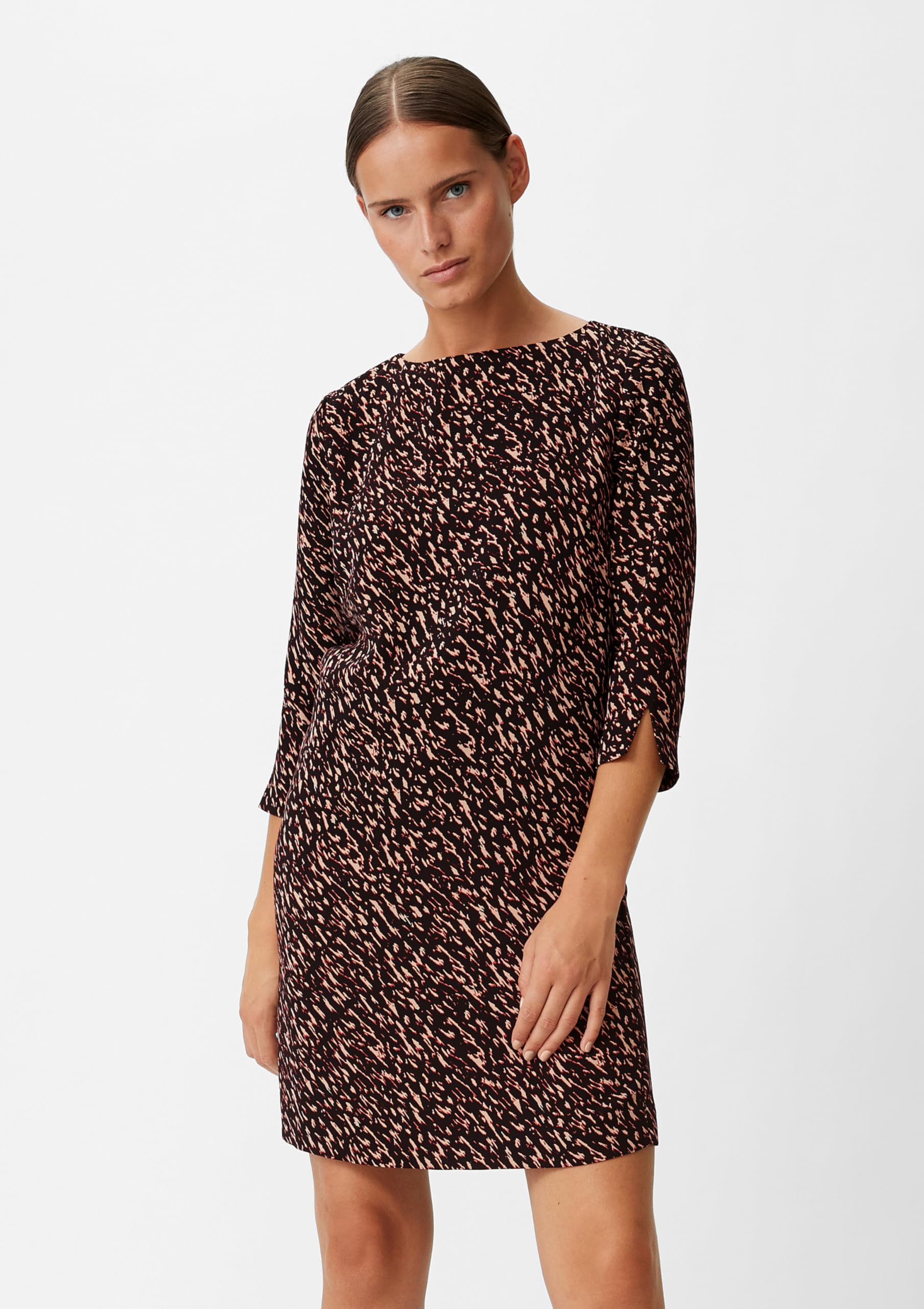 comma-cr-pe-kleid-allover-print-3-4-arm-gr-36-variante image 7