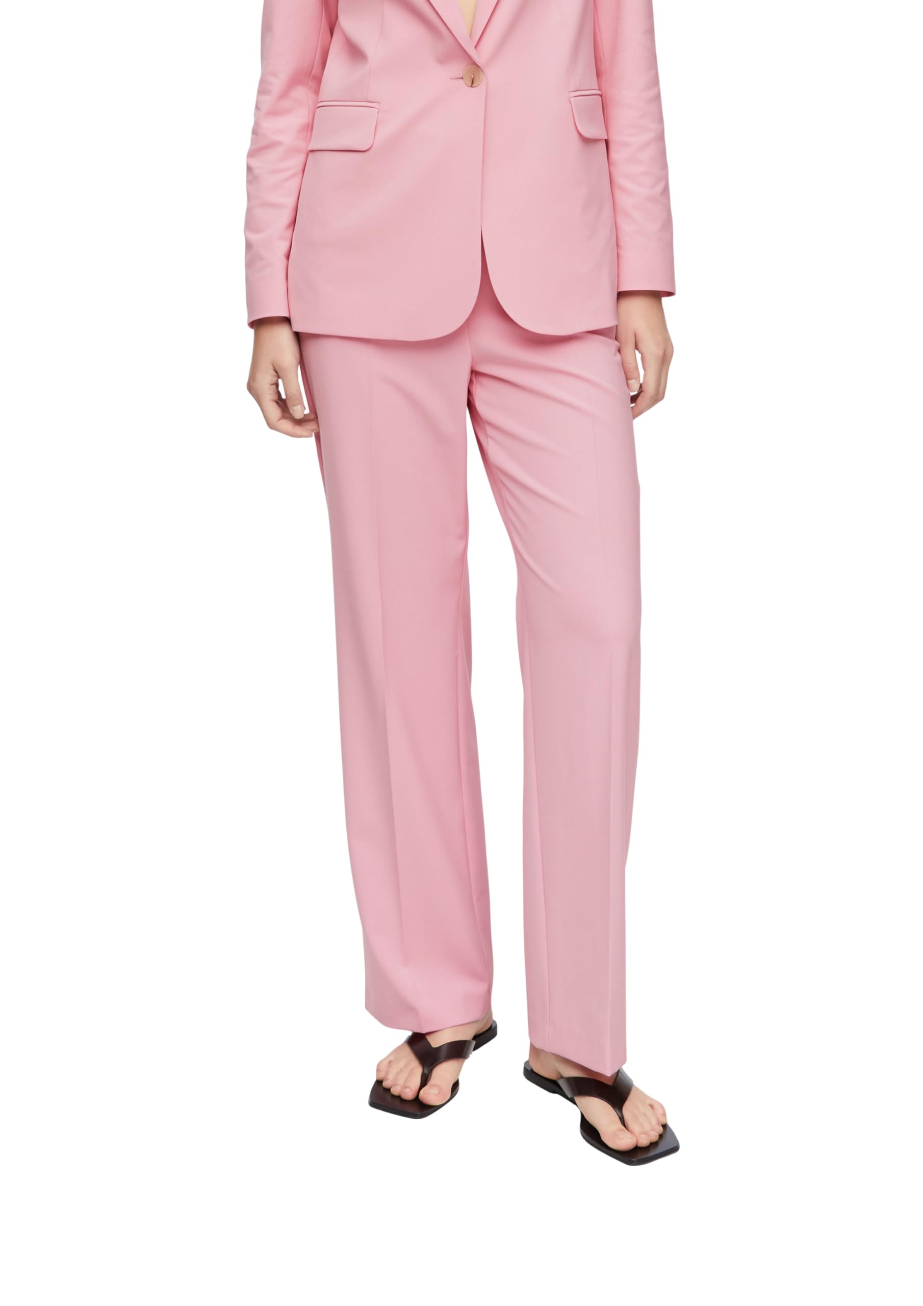 comma-trousers-viskosemix-hose-32-straight-leg-mid-rise image 1