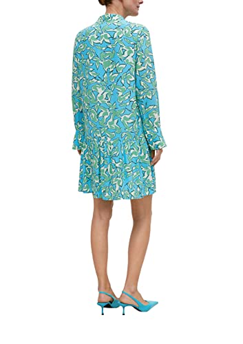 comma-kleid-damen-alltagskleid-schwarz-blau image 8