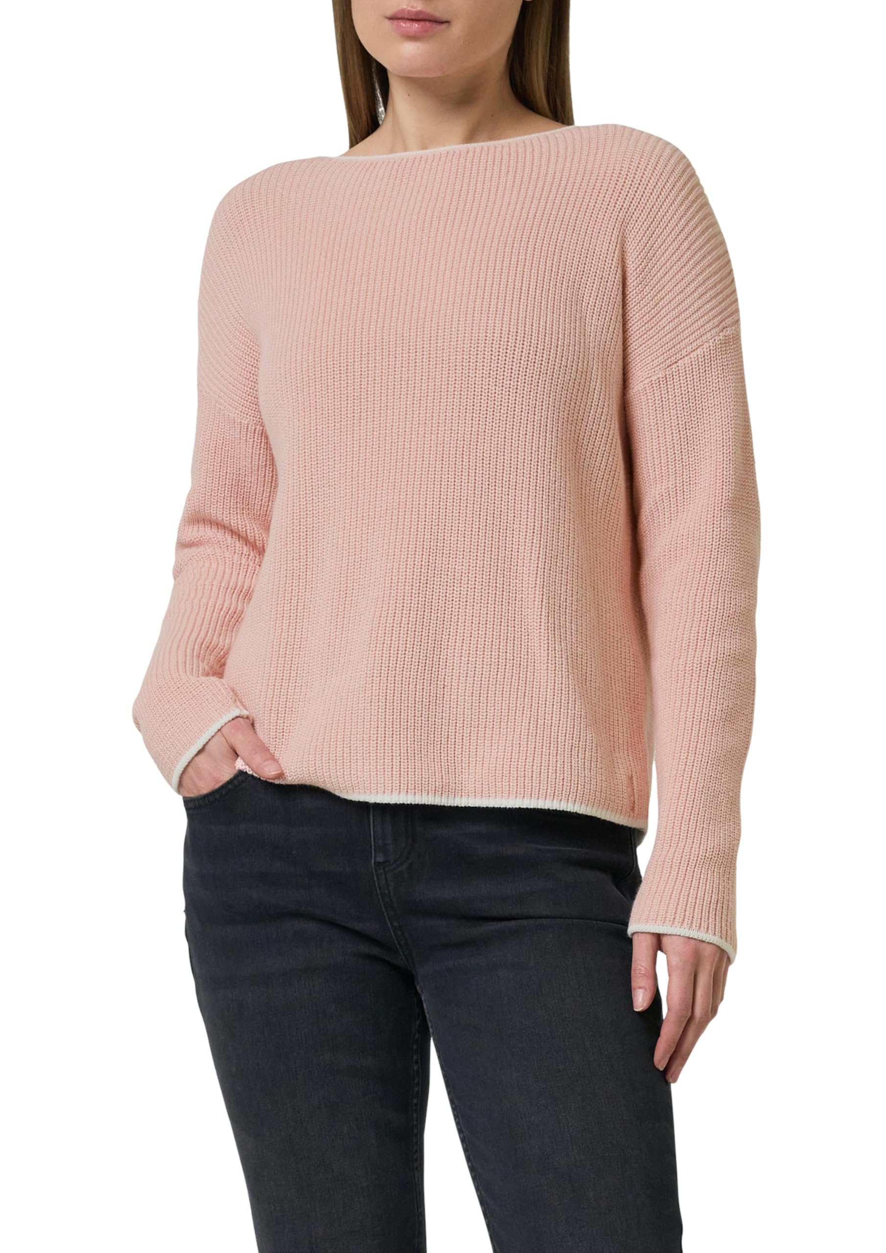 comma-knitwear-strickpullover-baumwolle-sandstein image 1