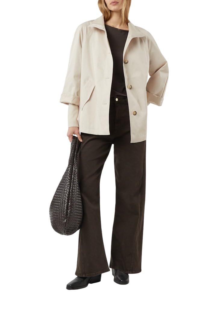 comma-cape-jacke-mit-stehkragen-jacke-xs-baumwolle image 4