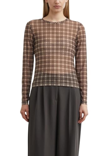 comma-longsleeve-mesh-shirt-gr-32-slim-fit-karo-stehkragen image 8