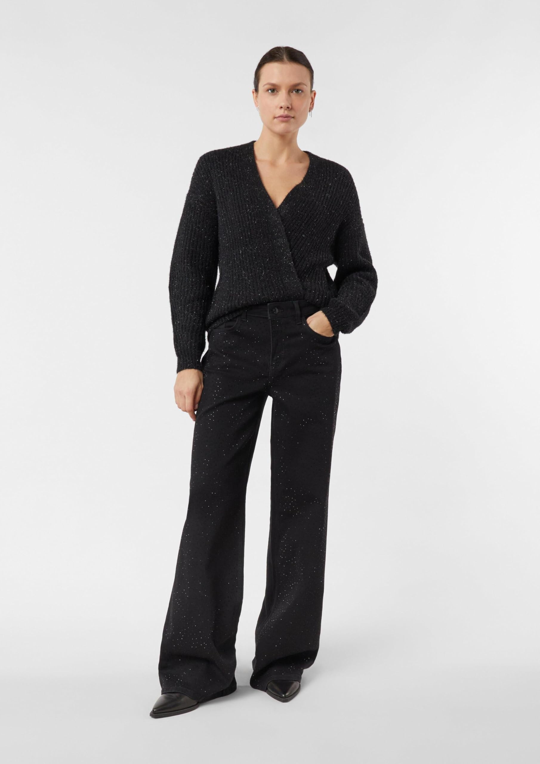 comma-jeans-2175749-flare-jeans-schwarz-40w-32l-schmucksteine image 7