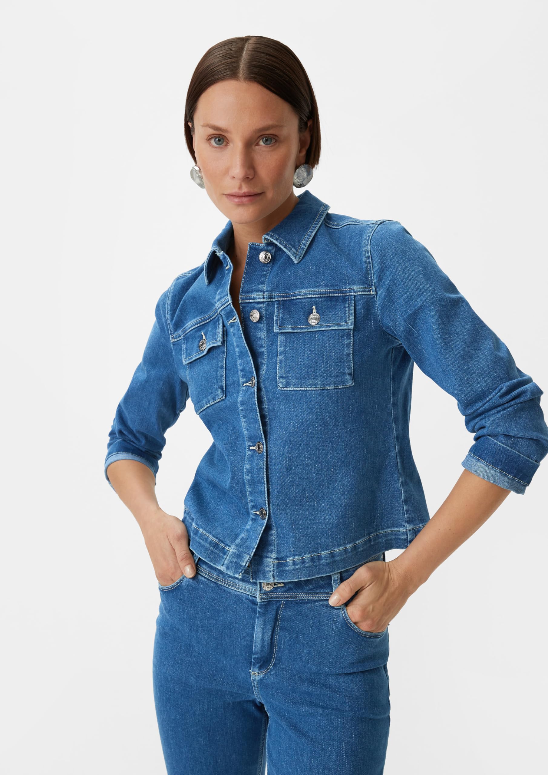 comma-jackets-jeansjacke-baumwollmix-damen image 6