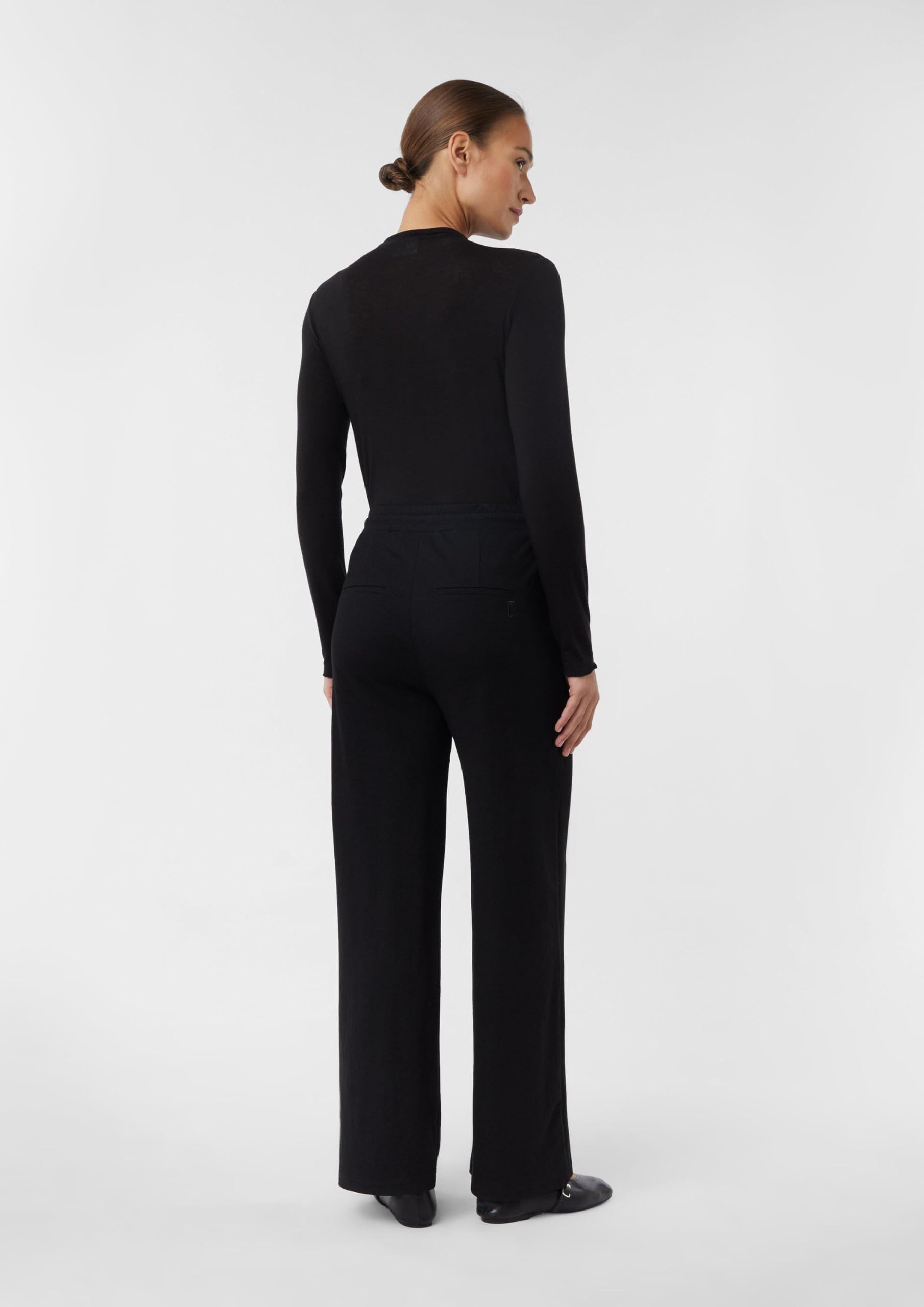 comma-semitransparentes-longsleeve-slim-fit-gr-44-schwarz image 8