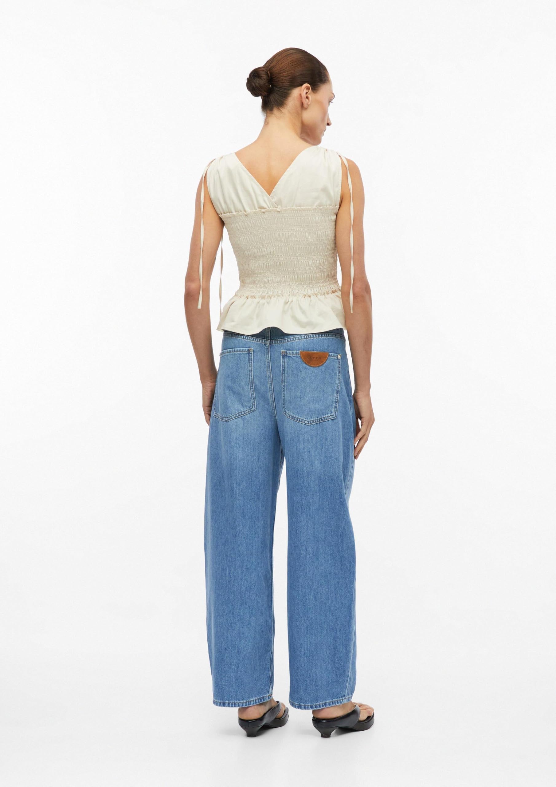 comma-barrel-leg-jeans-gr-e-38-blau-mid-rise image 6