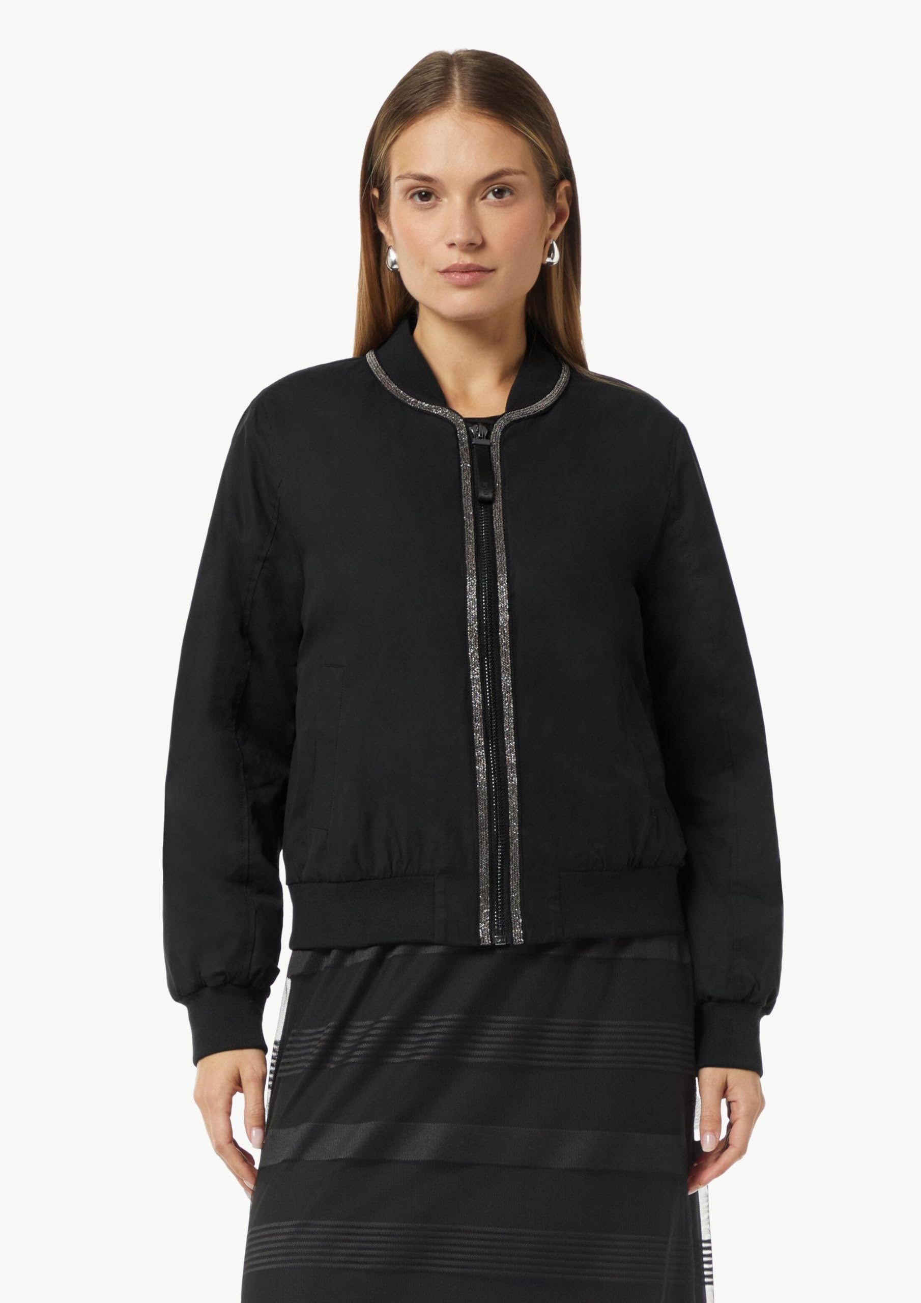 comma-bomberjacke-mit-schmuckdetails-jacke-gr-44 image 7