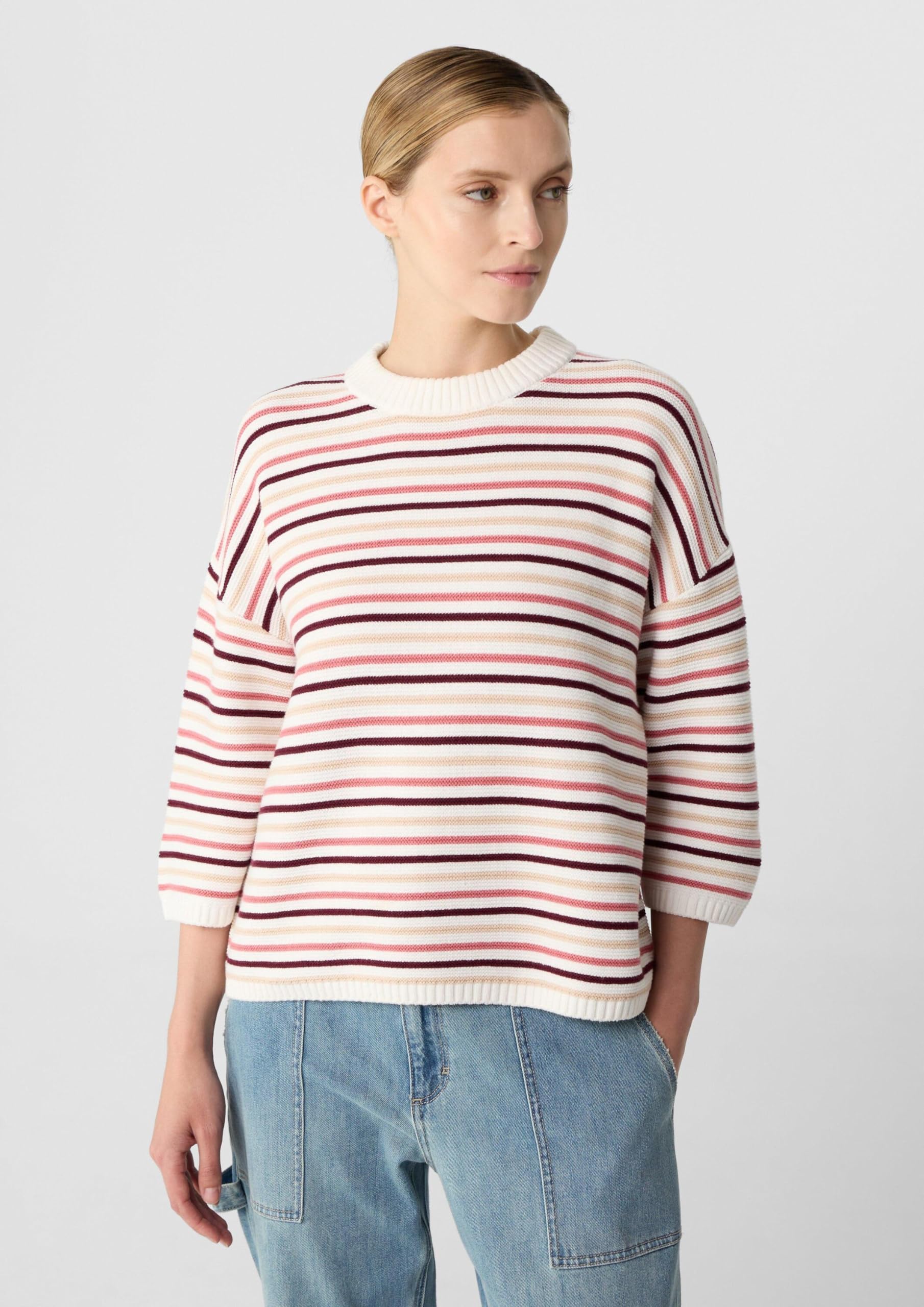 comma-knitwear-gestreifter-strickpullover-xs-relaxed-fit image 3