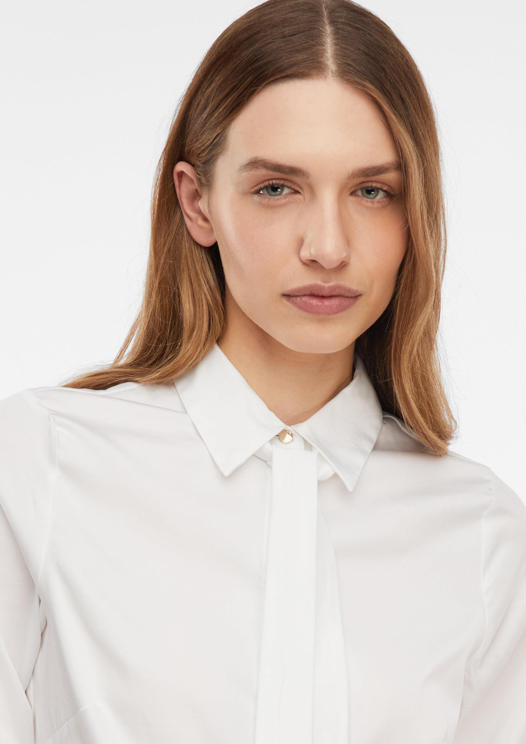 comma-bluse-stretch-popeline-bindekragen-gr-e-44 image 3