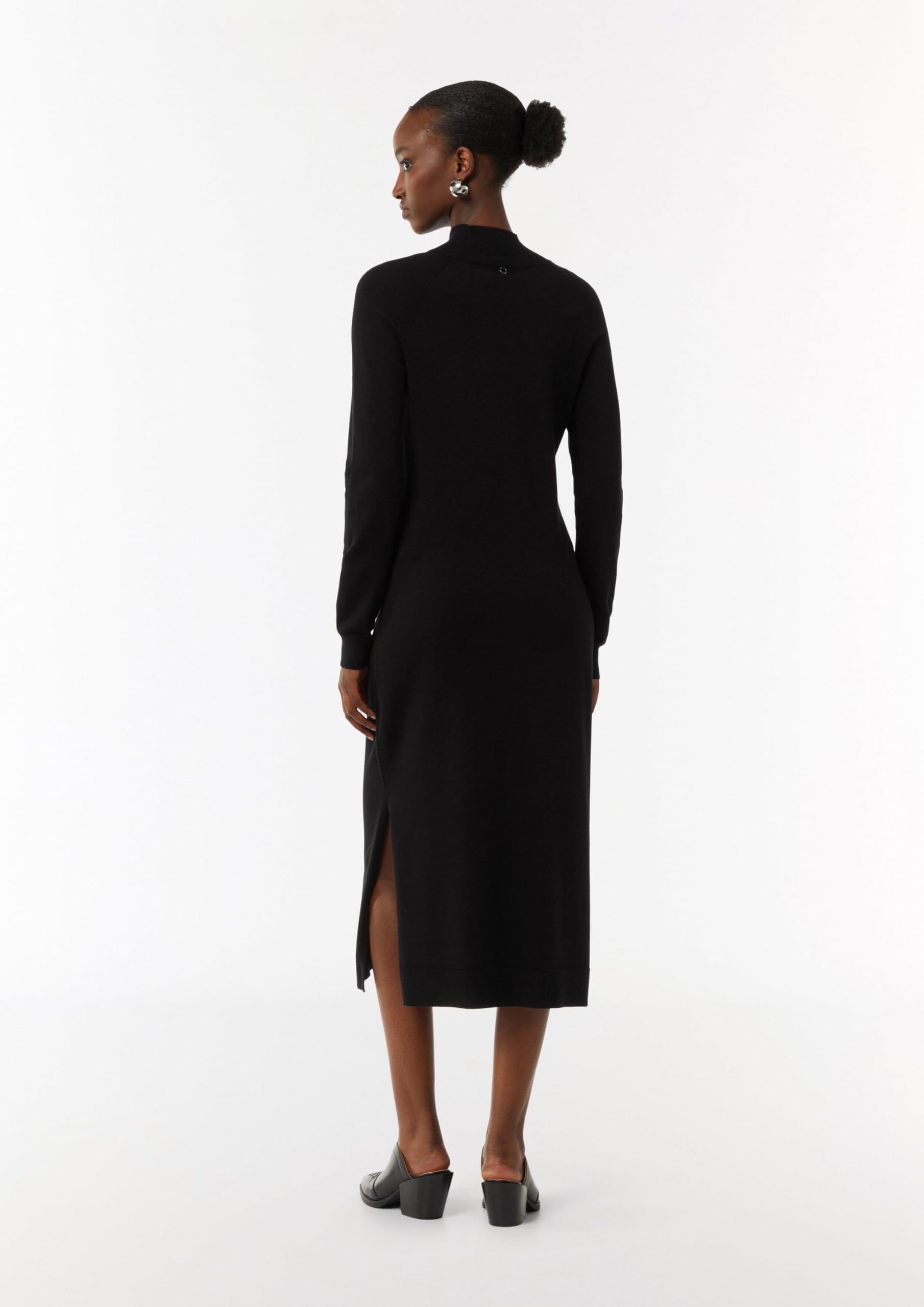 comma-strickkleid-turtleneck-schwarz-gr-36 image 6