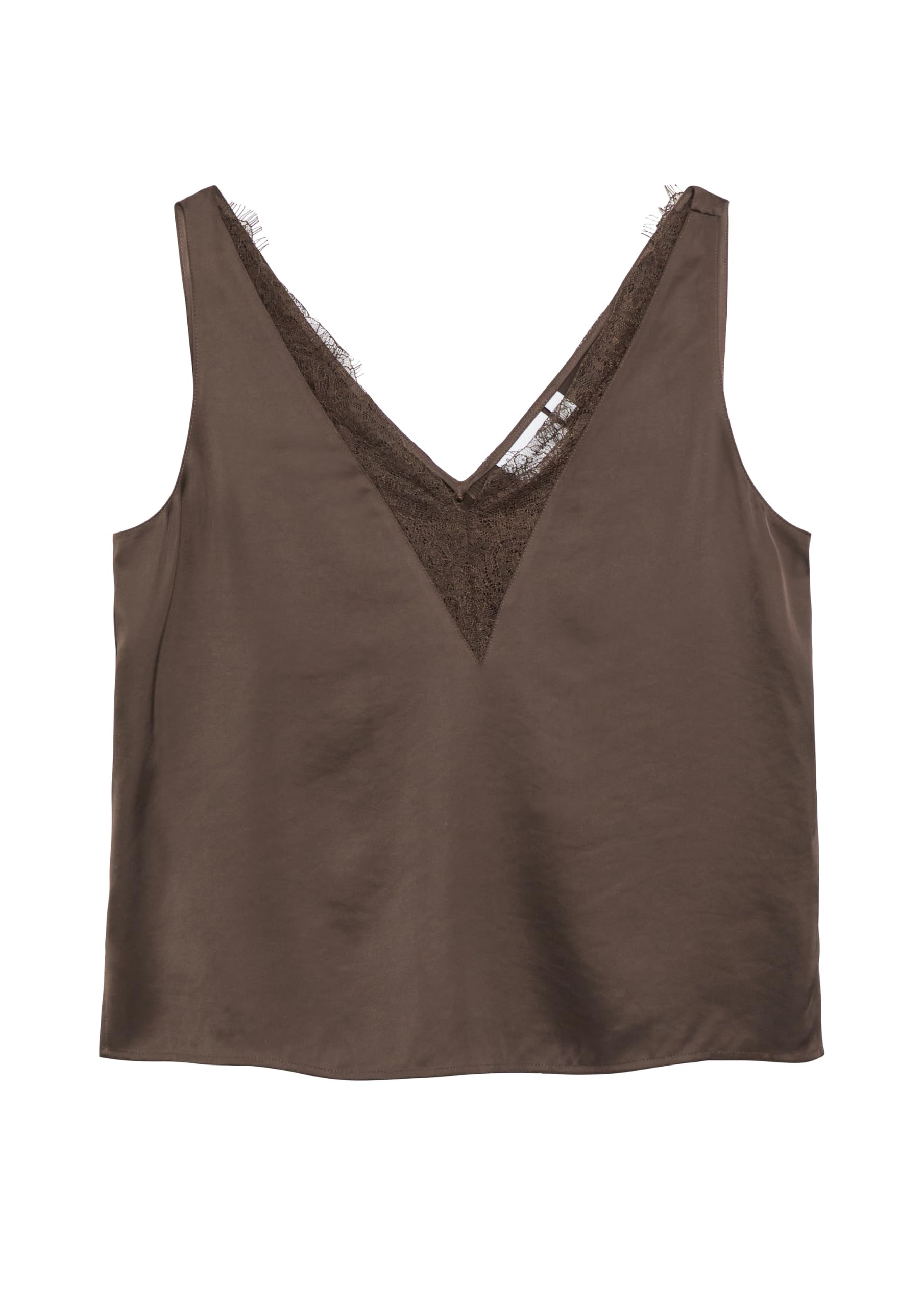 comma-bluse-v-ausschnitt-spitze-wei-satin image 4