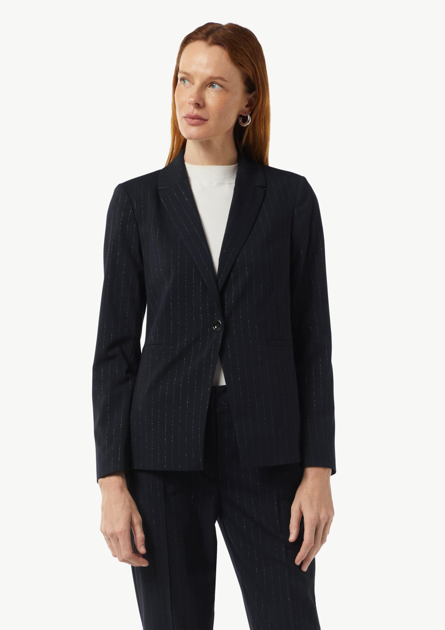 comma-blazer-business-nadelstreifen-glitzergarn-gr-46 image 5