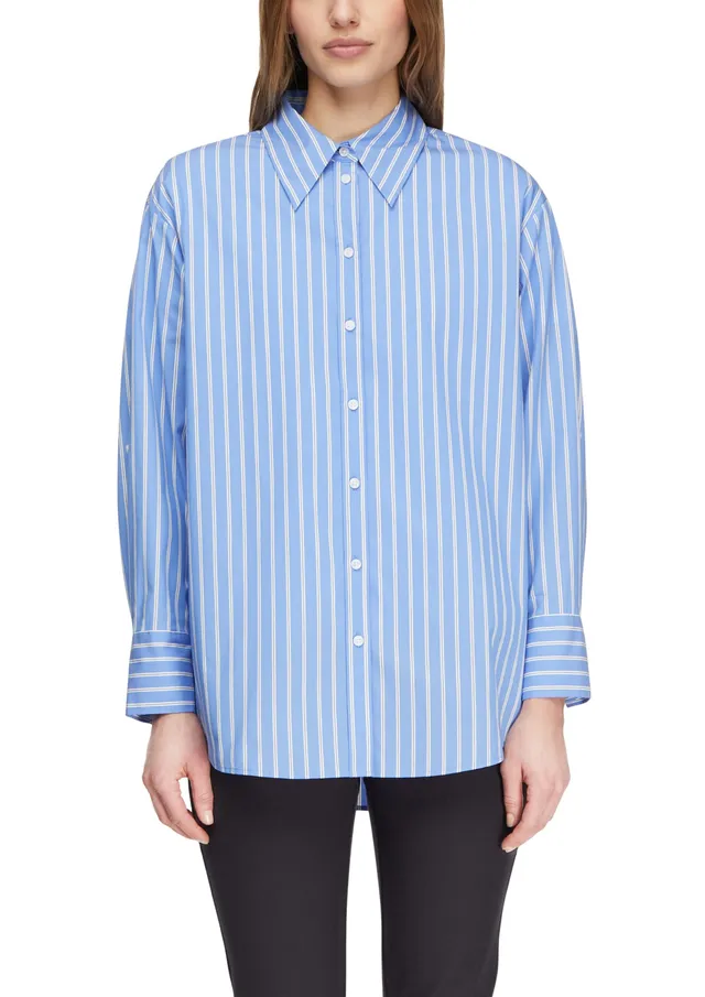 comma-oversize-bluse-popeline-langarm-gr-44 image 1