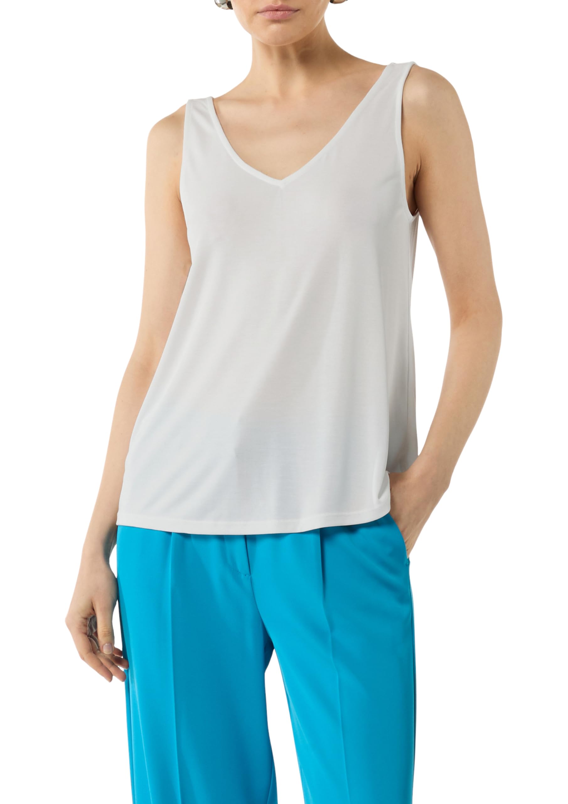 comma-v-neck-jersey-t-shirt-gr-38-wei-gekreuzte-tr-ger image 7