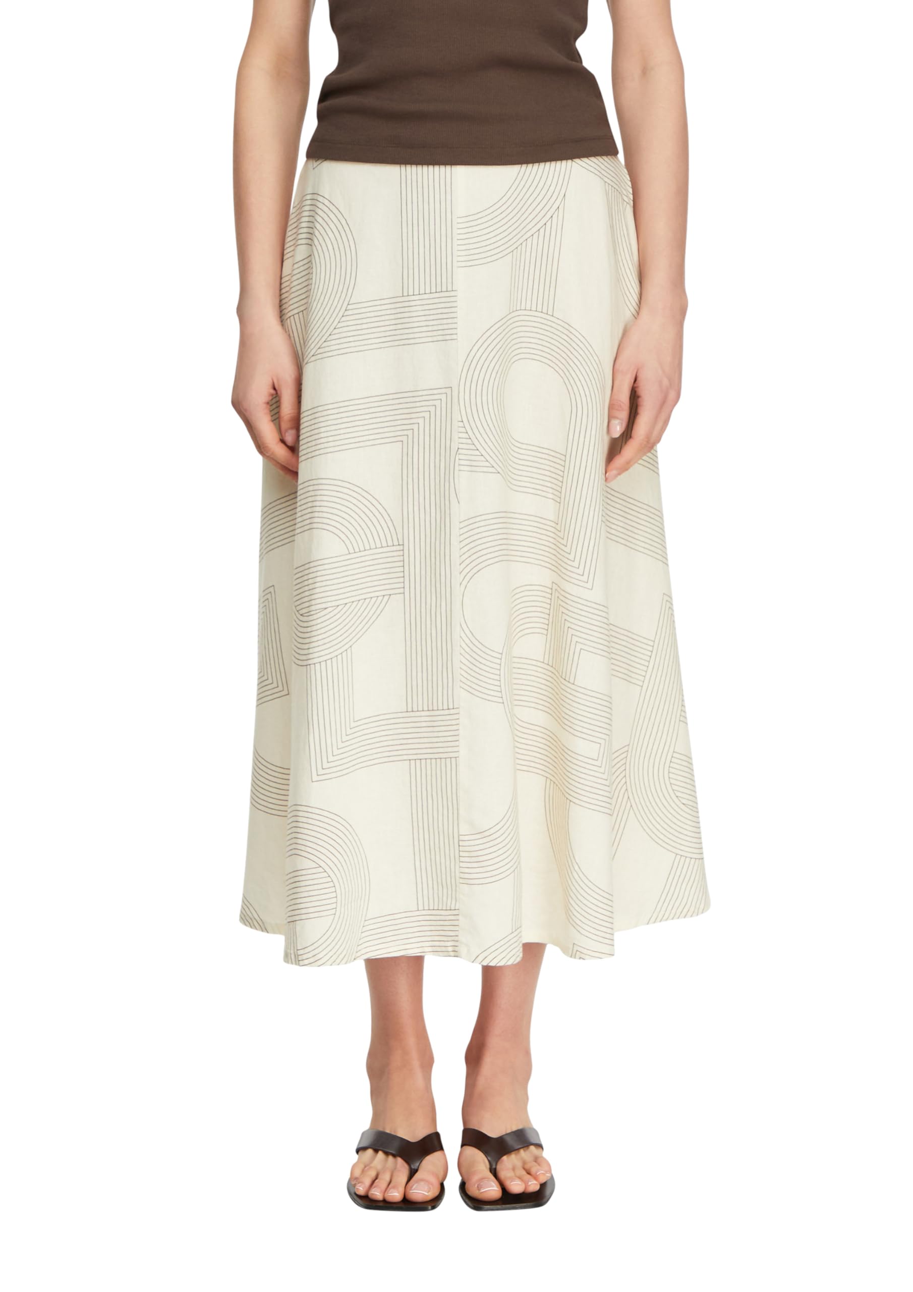 comma-2179688-leinenrock-lang-rock-damen-leinen image 1