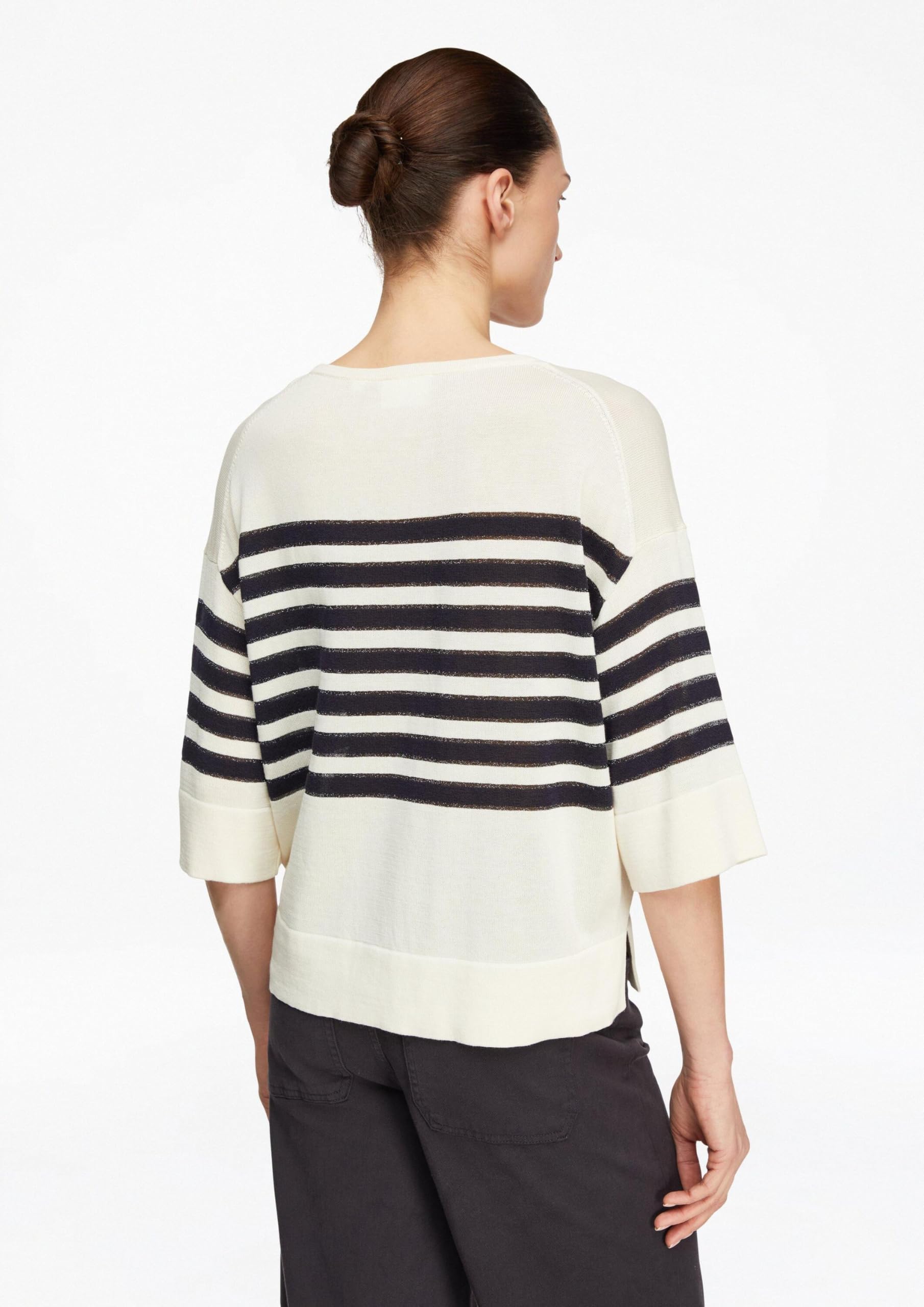 comma-knitwear-feinstrickpullover-streifen-glitzer-gr-l image 7
