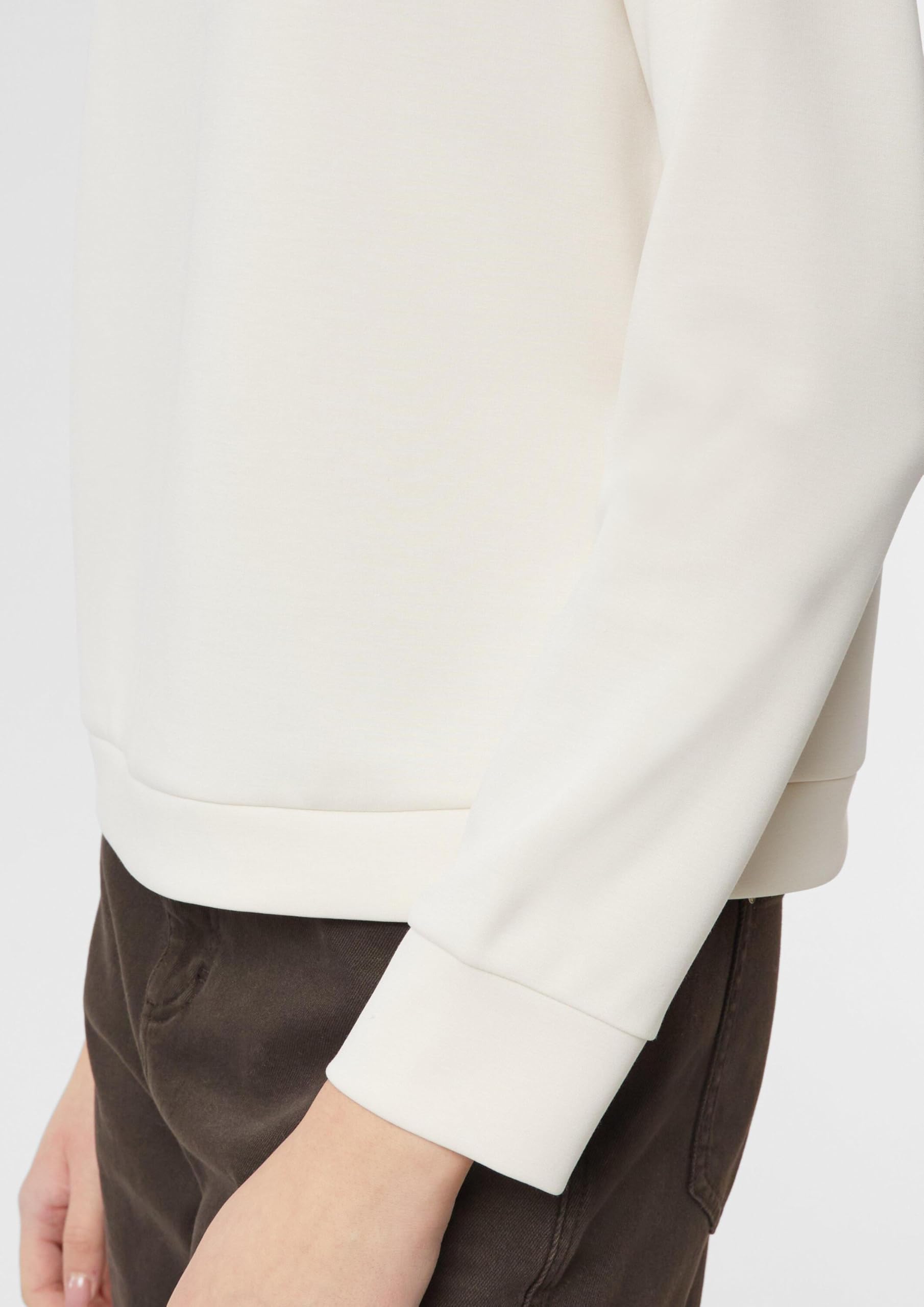 comma-2173971-sweatshirt-damen-creme-mit-stehkragen-gr-44 image 5