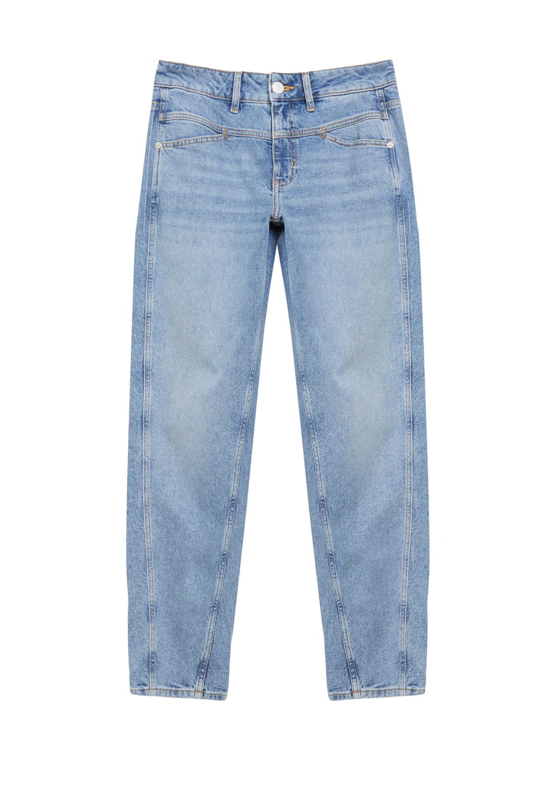 comma-jeans-barrel-leg-jeans-gr-e-34-mid-rise-crop image 4